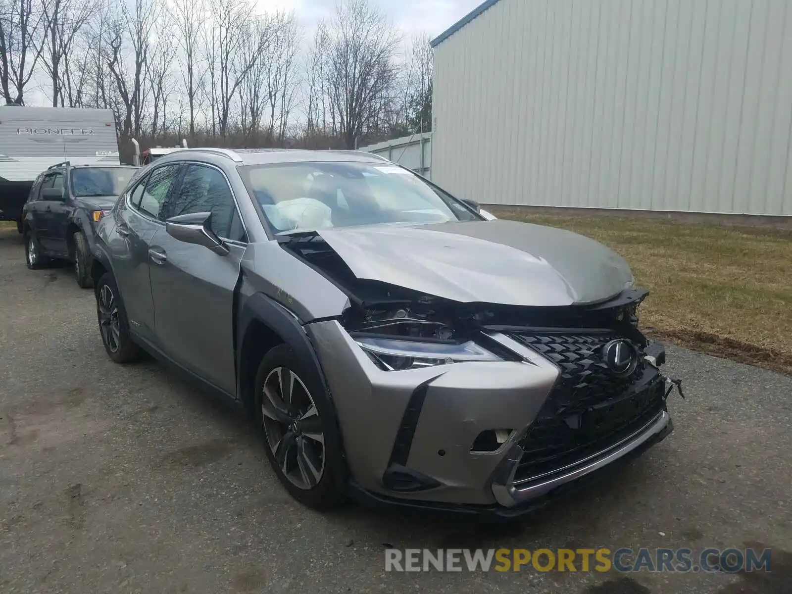 1 Photograph of a damaged car JTHU9JBH6K2003314 LEXUS UX 250H 2019