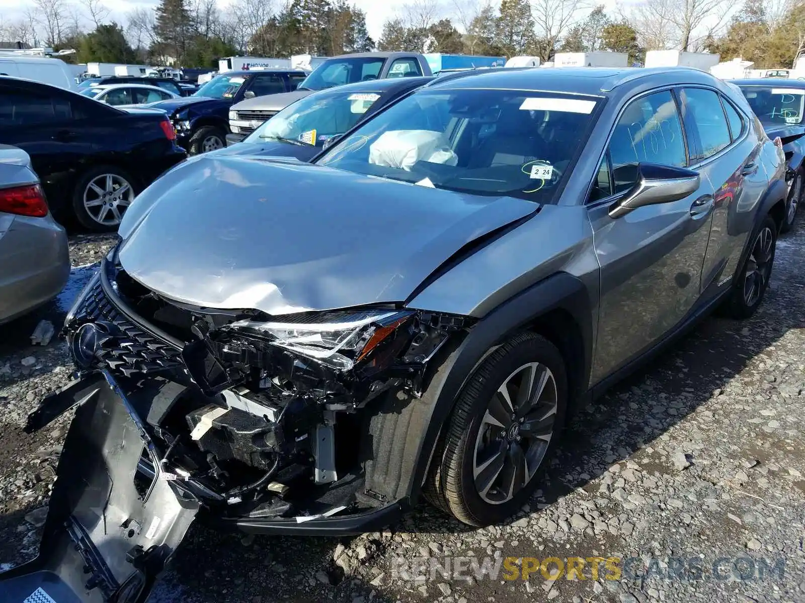 2 Photograph of a damaged car JTHU9JBH6K2003314 LEXUS UX 250H 2019