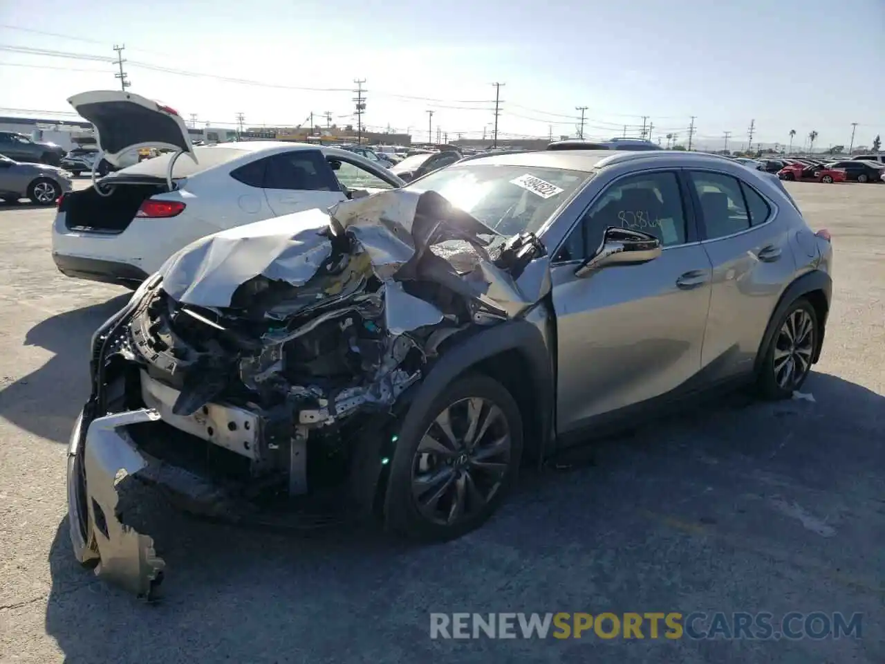 2 Photograph of a damaged car JTHU9JBH6K2009548 LEXUS UX 250H 2019