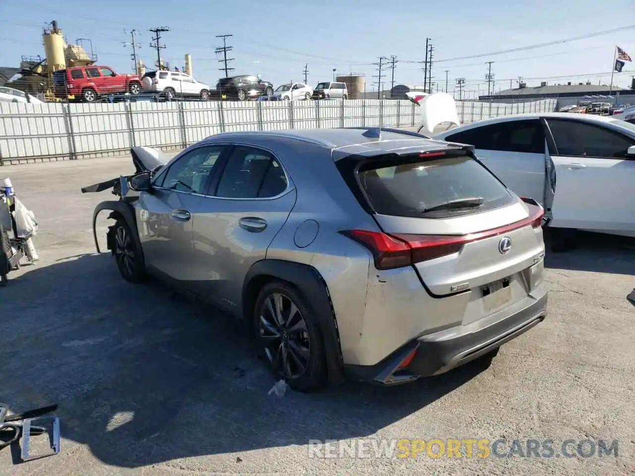 3 Photograph of a damaged car JTHU9JBH6K2009548 LEXUS UX 250H 2019