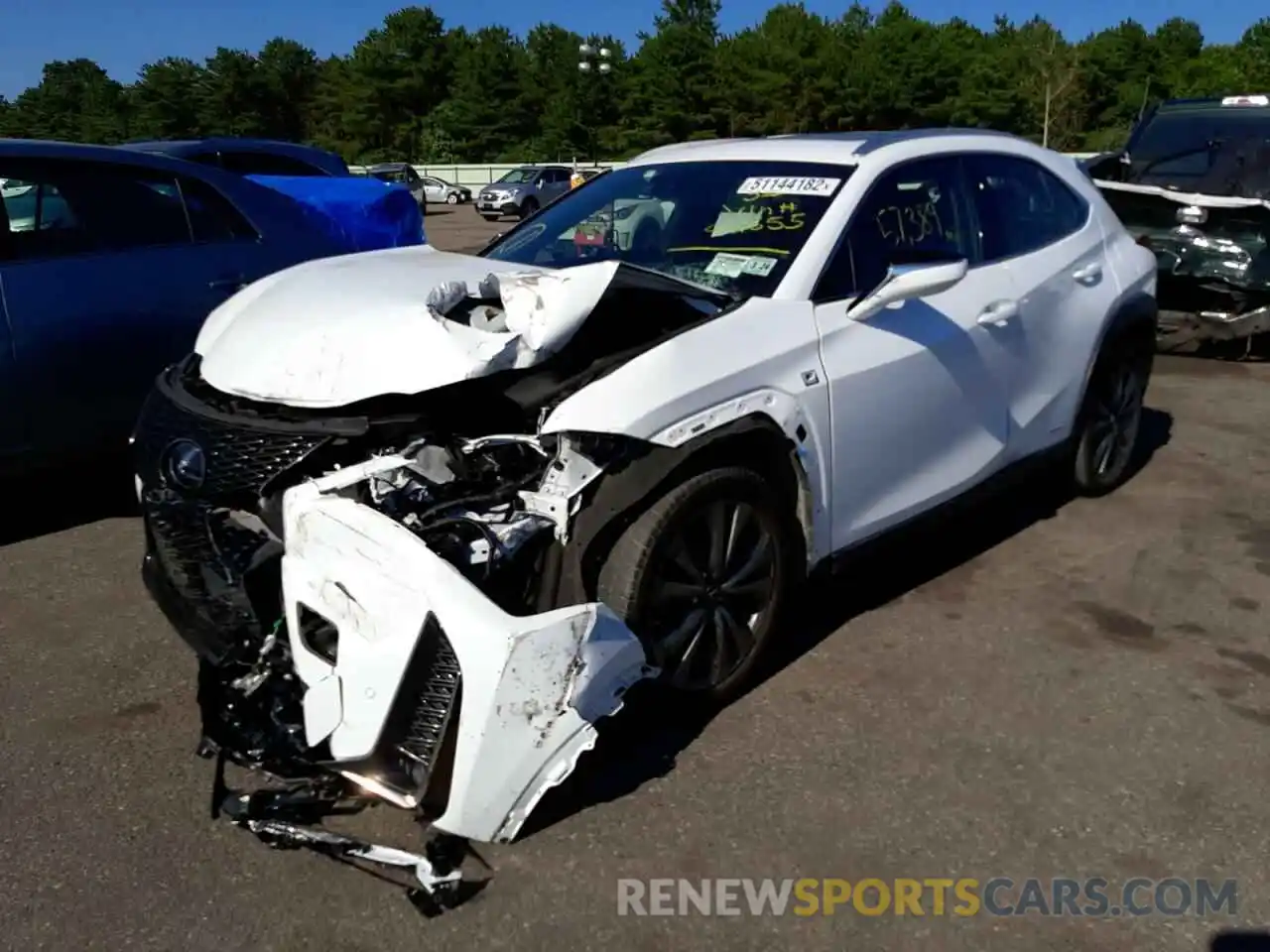 2 Photograph of a damaged car JTHU9JBH6K2011655 LEXUS UX 250H 2019