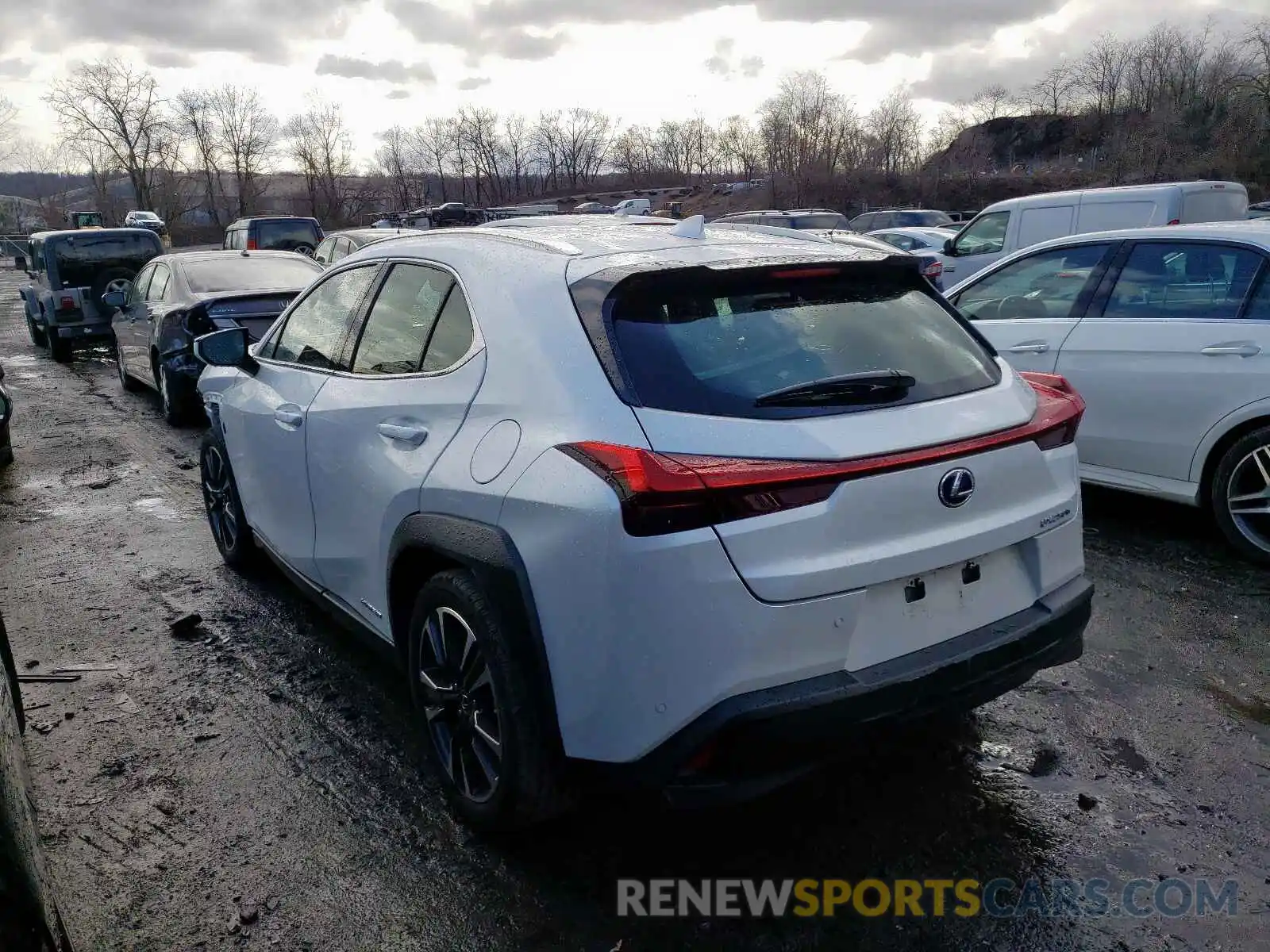 3 Photograph of a damaged car JTHU9JBH6K2012272 LEXUS UX 250H 2019