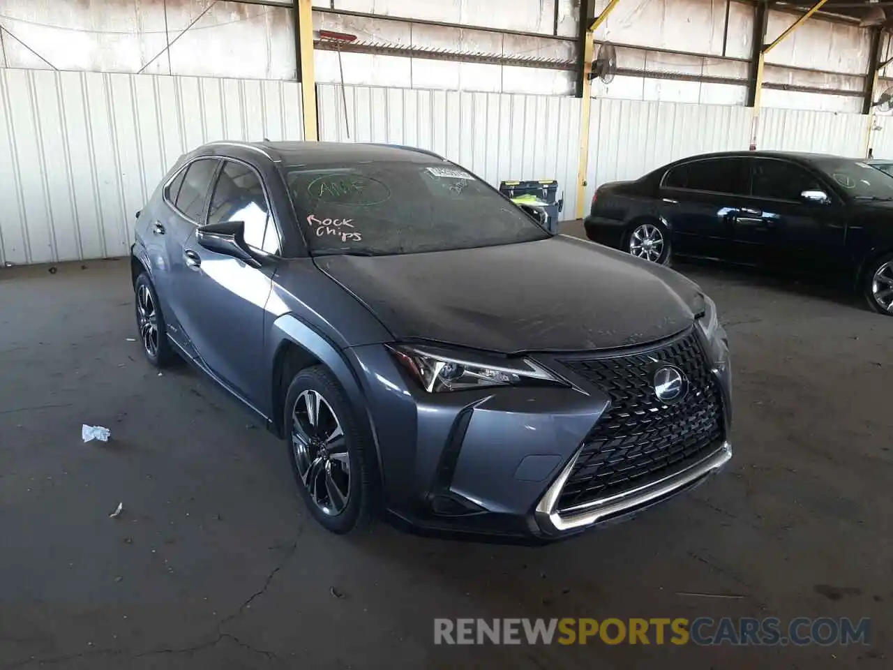 1 Фотография поврежденного автомобиля JTHU9JBH6K2012322 LEXUS UX 250H 2019