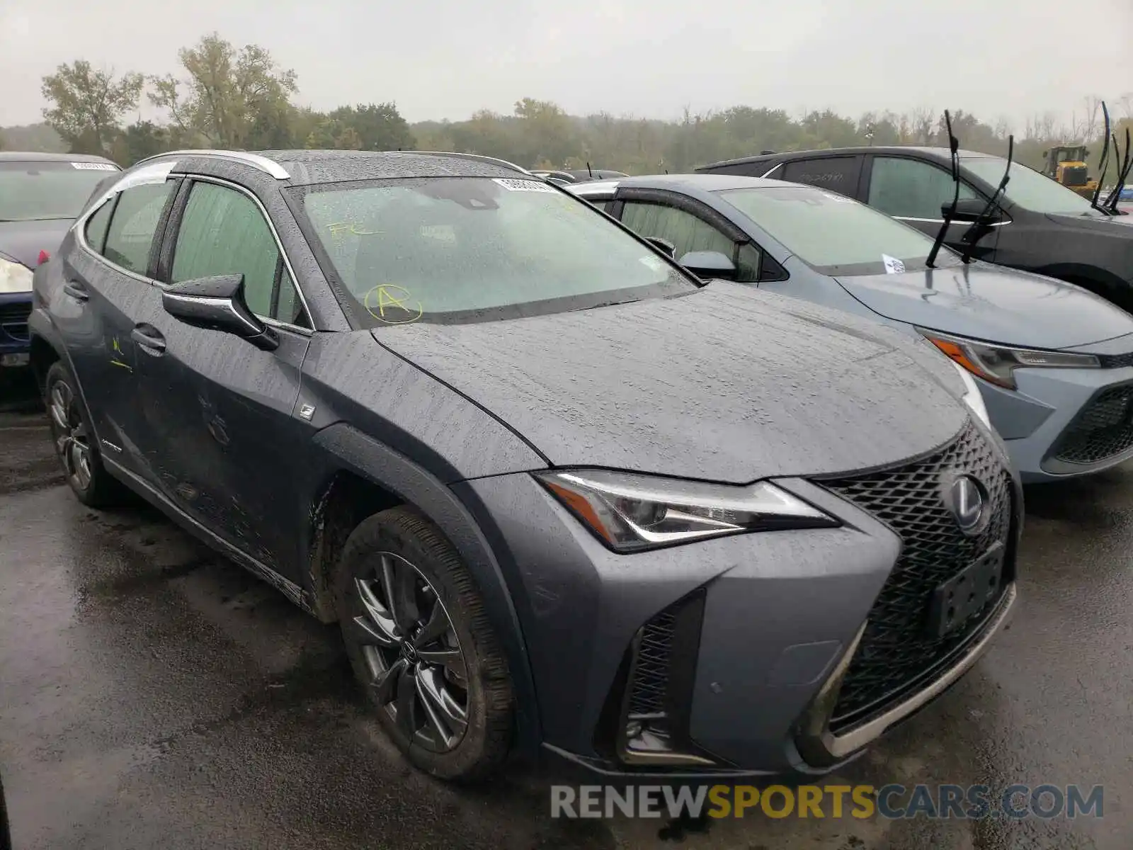 1 Photograph of a damaged car JTHU9JBH6K2015379 LEXUS UX 250H 2019