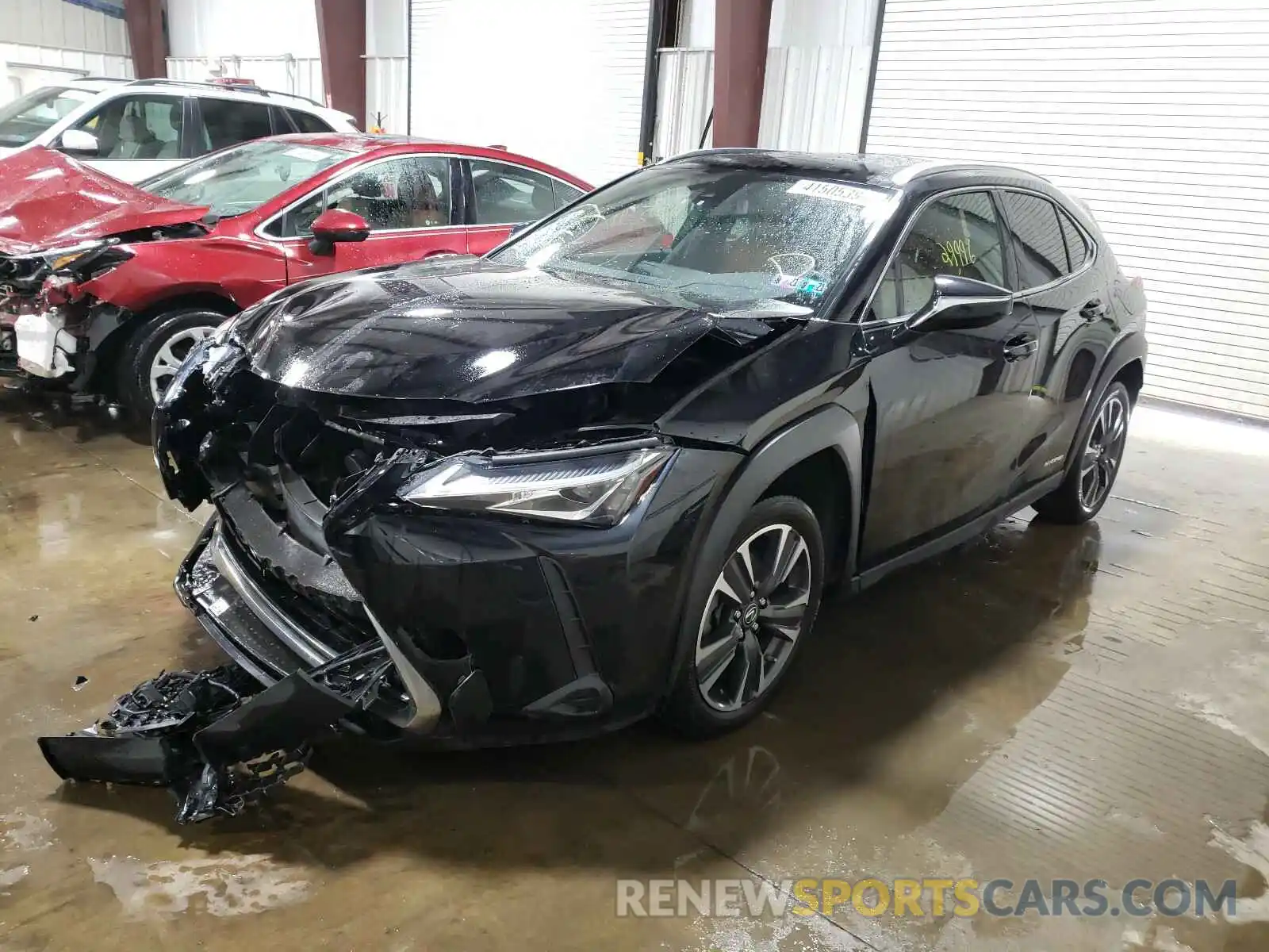 2 Фотография поврежденного автомобиля JTHU9JBH6K2016872 LEXUS UX 250H 2019