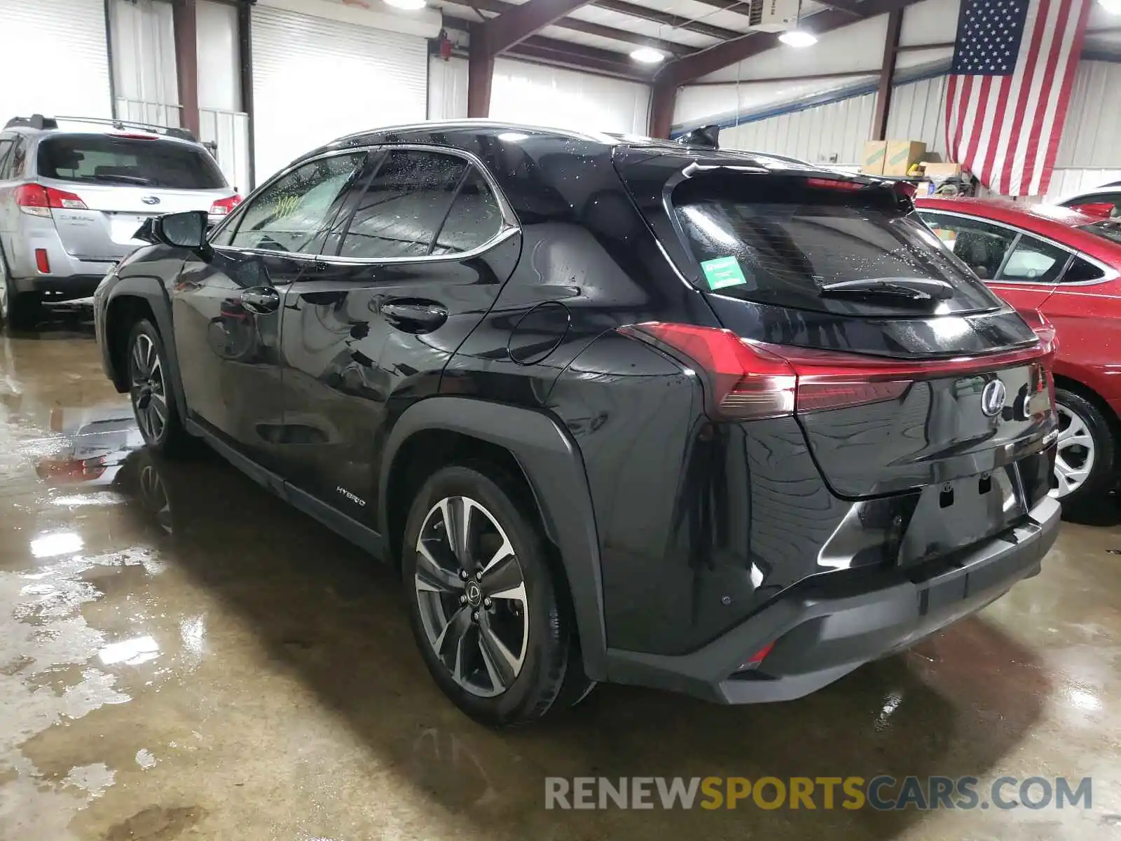 3 Фотография поврежденного автомобиля JTHU9JBH6K2016872 LEXUS UX 250H 2019