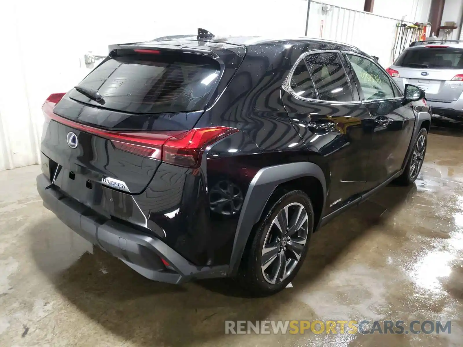 4 Фотография поврежденного автомобиля JTHU9JBH6K2016872 LEXUS UX 250H 2019