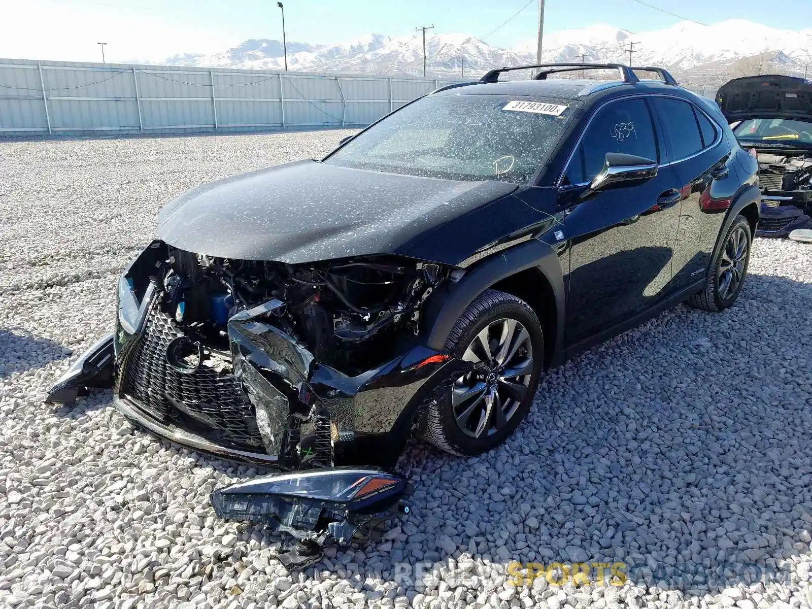 2 Photograph of a damaged car JTHU9JBH6K2017164 LEXUS UX 250H 2019