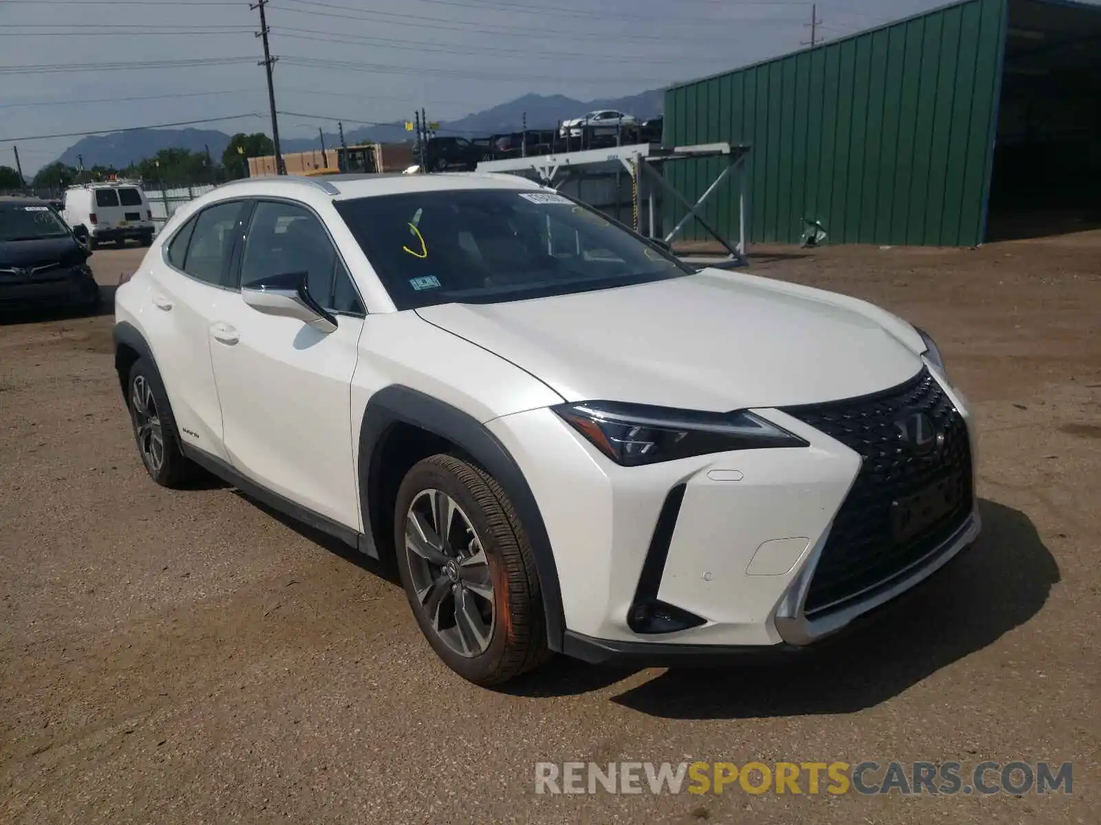 1 Photograph of a damaged car JTHU9JBH7K2009607 LEXUS UX 250H 2019