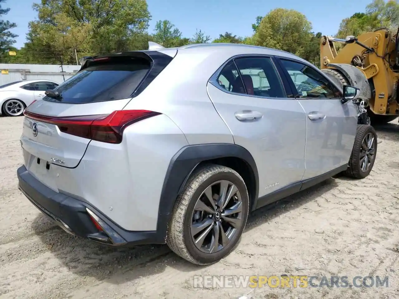 4 Фотография поврежденного автомобиля JTHU9JBH7K2011423 LEXUS UX 250H 2019