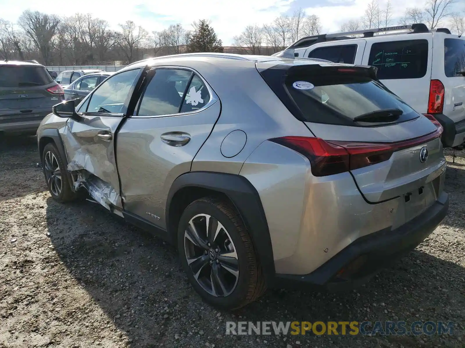 3 Photograph of a damaged car JTHU9JBH7K2011681 LEXUS UX 250H 2019