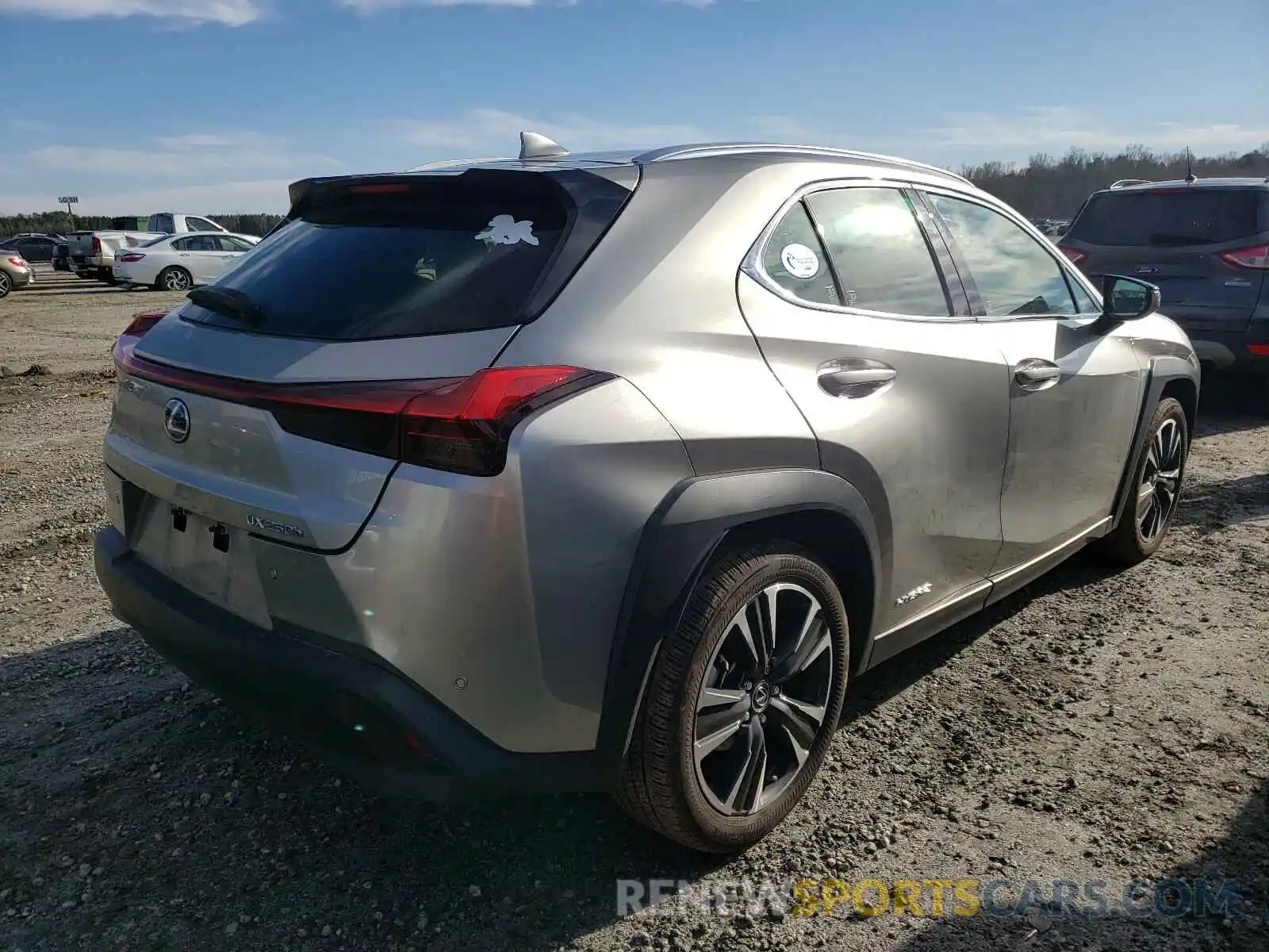 4 Фотография поврежденного автомобиля JTHU9JBH7K2011681 LEXUS UX 250H 2019