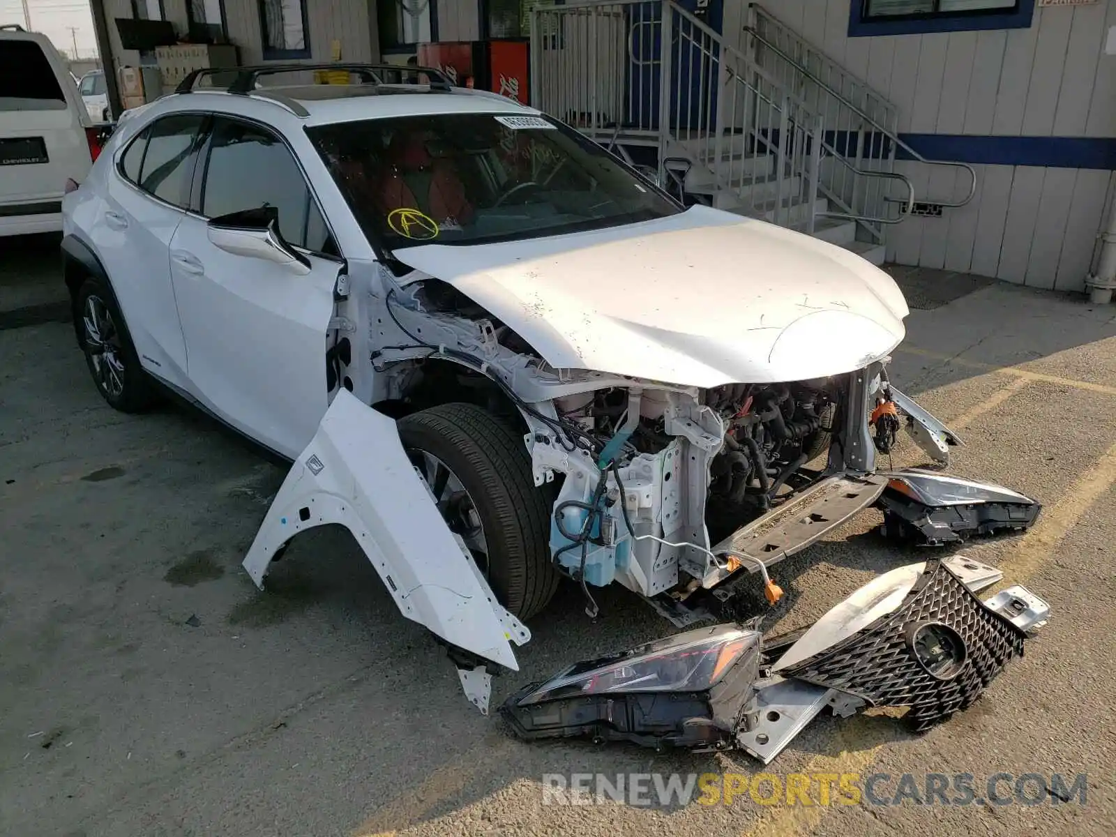 1 Photograph of a damaged car JTHU9JBH7K2012278 LEXUS UX 250H 2019