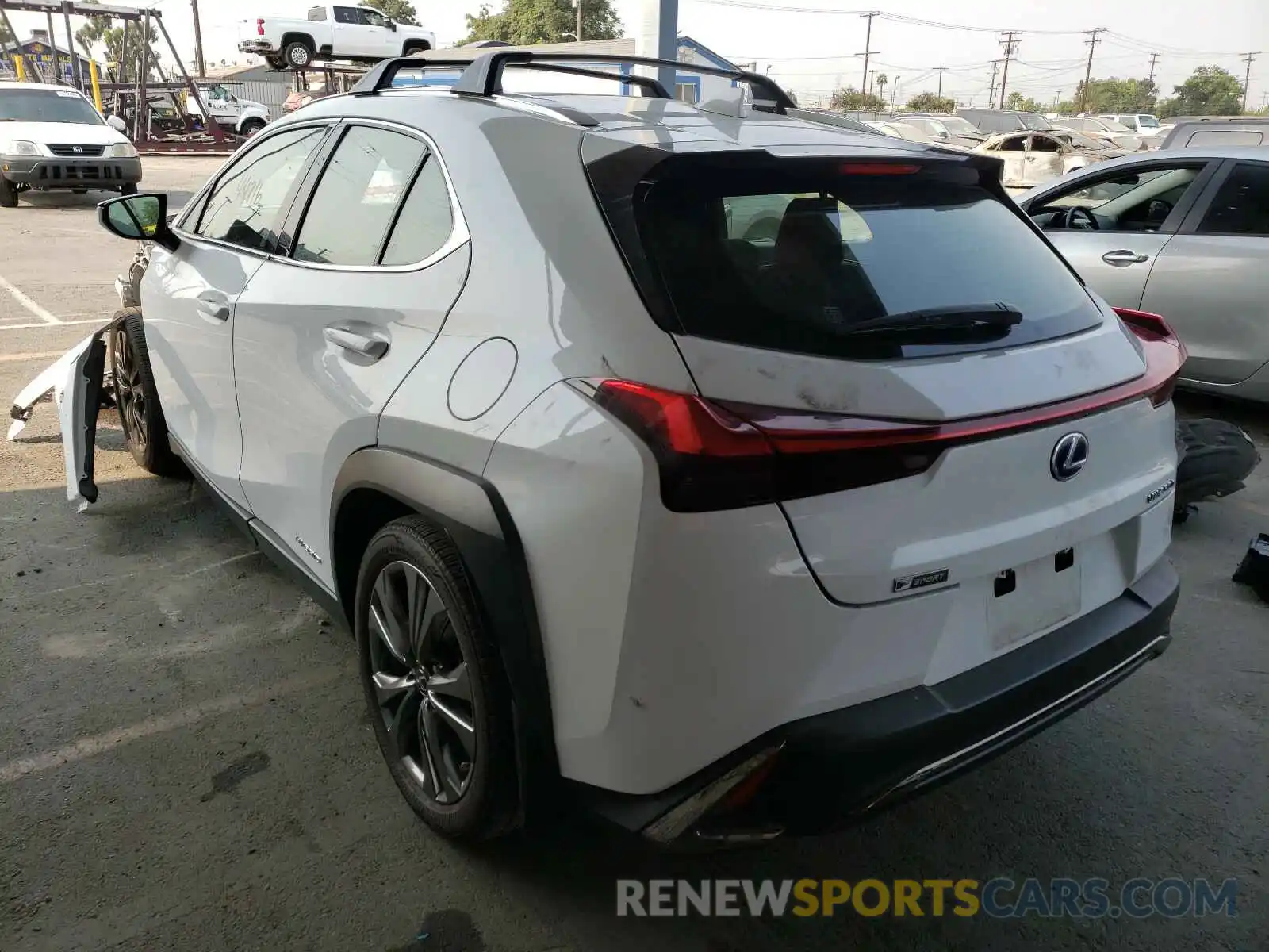 3 Photograph of a damaged car JTHU9JBH7K2012278 LEXUS UX 250H 2019