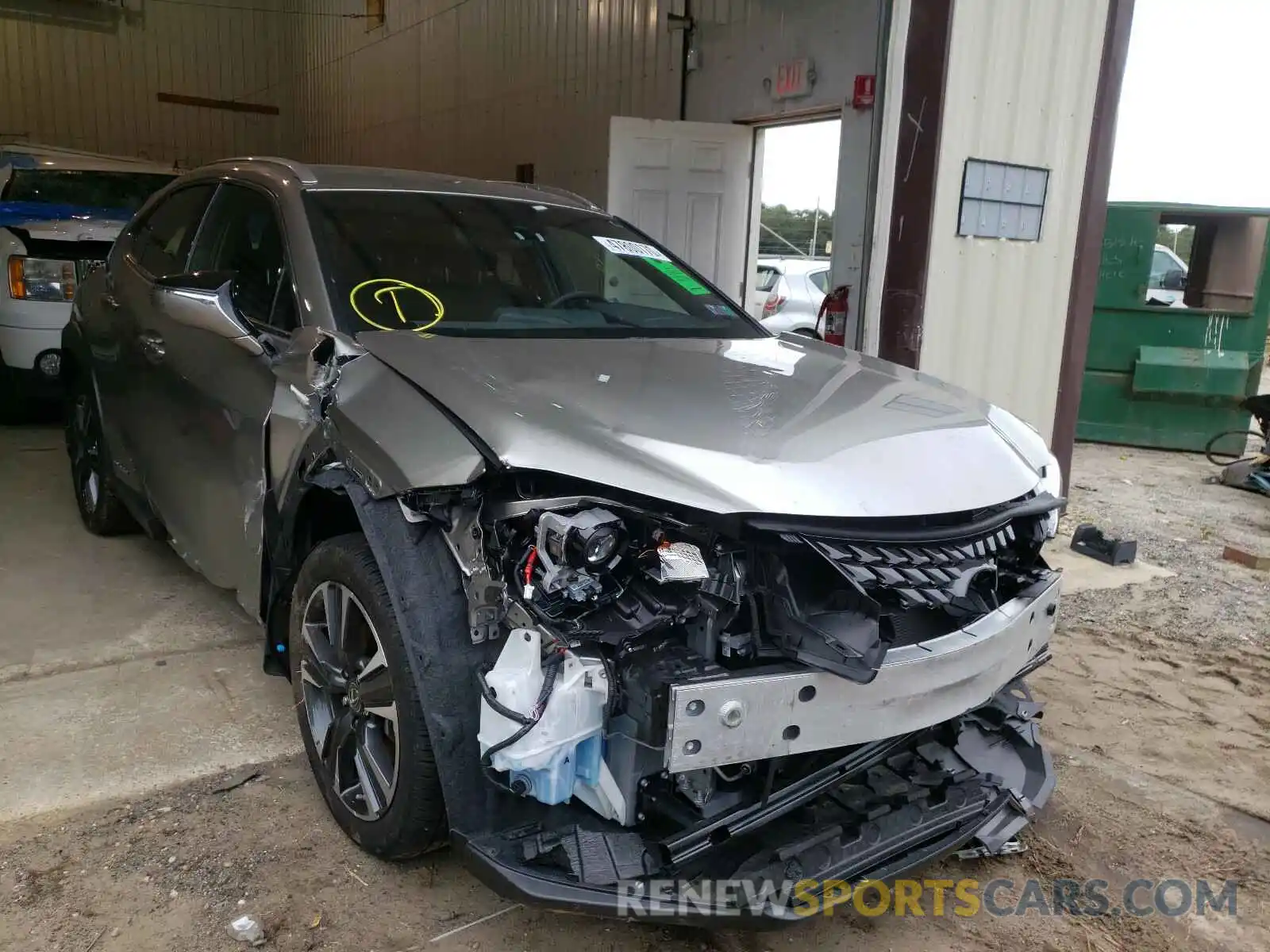 1 Photograph of a damaged car JTHU9JBH8K2003055 LEXUS UX 250H 2019