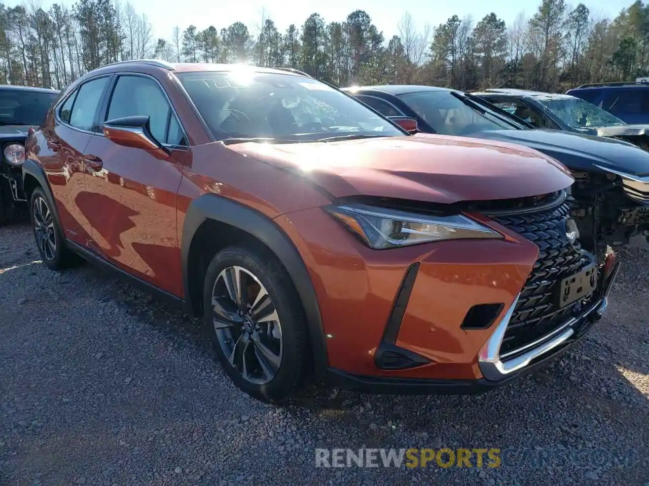 1 Photograph of a damaged car JTHU9JBH8K2003587 LEXUS UX 250H 2019