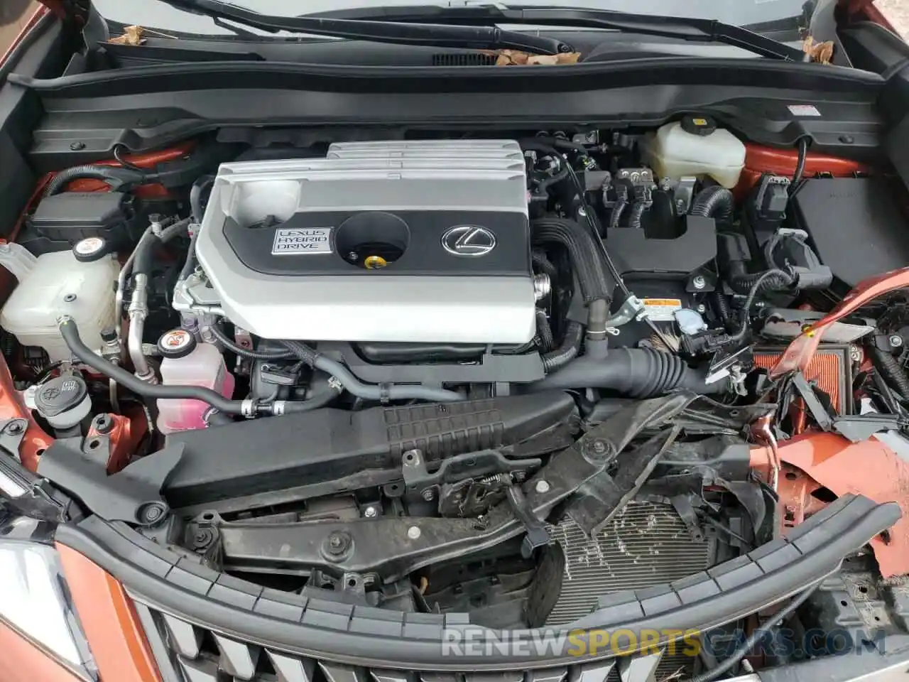 7 Фотография поврежденного автомобиля JTHU9JBH8K2003587 LEXUS UX 250H 2019