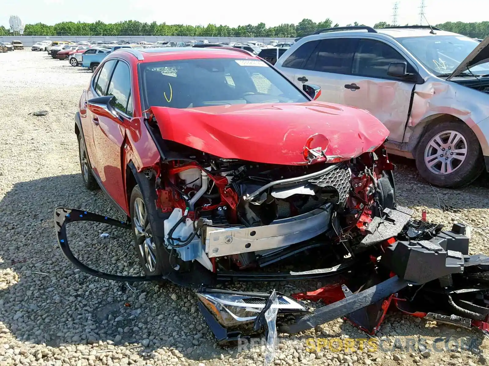 1 Фотография поврежденного автомобиля JTHU9JBH8K2006473 LEXUS UX 250H 2019
