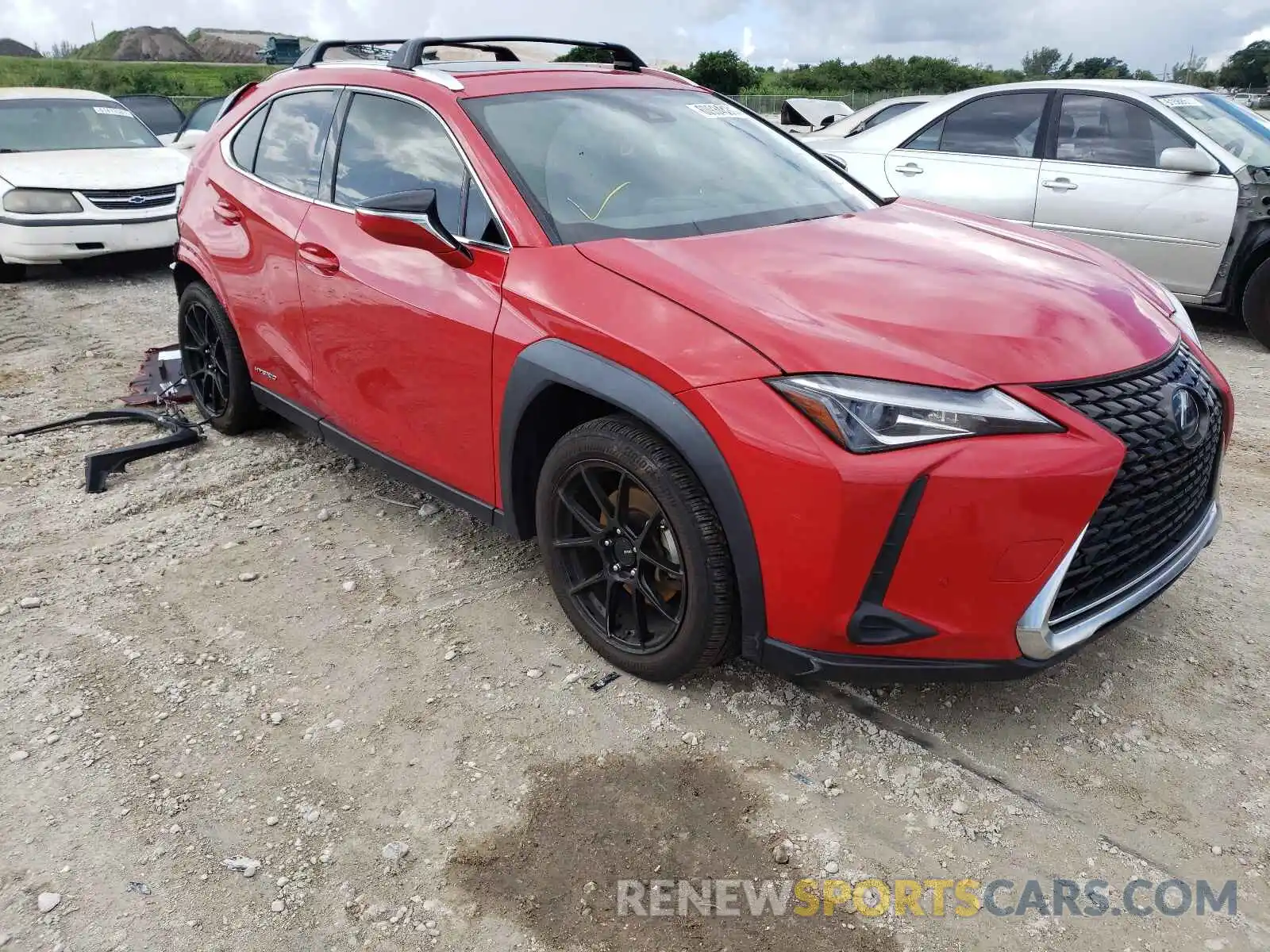 1 Photograph of a damaged car JTHU9JBH8K2010362 LEXUS UX 250H 2019