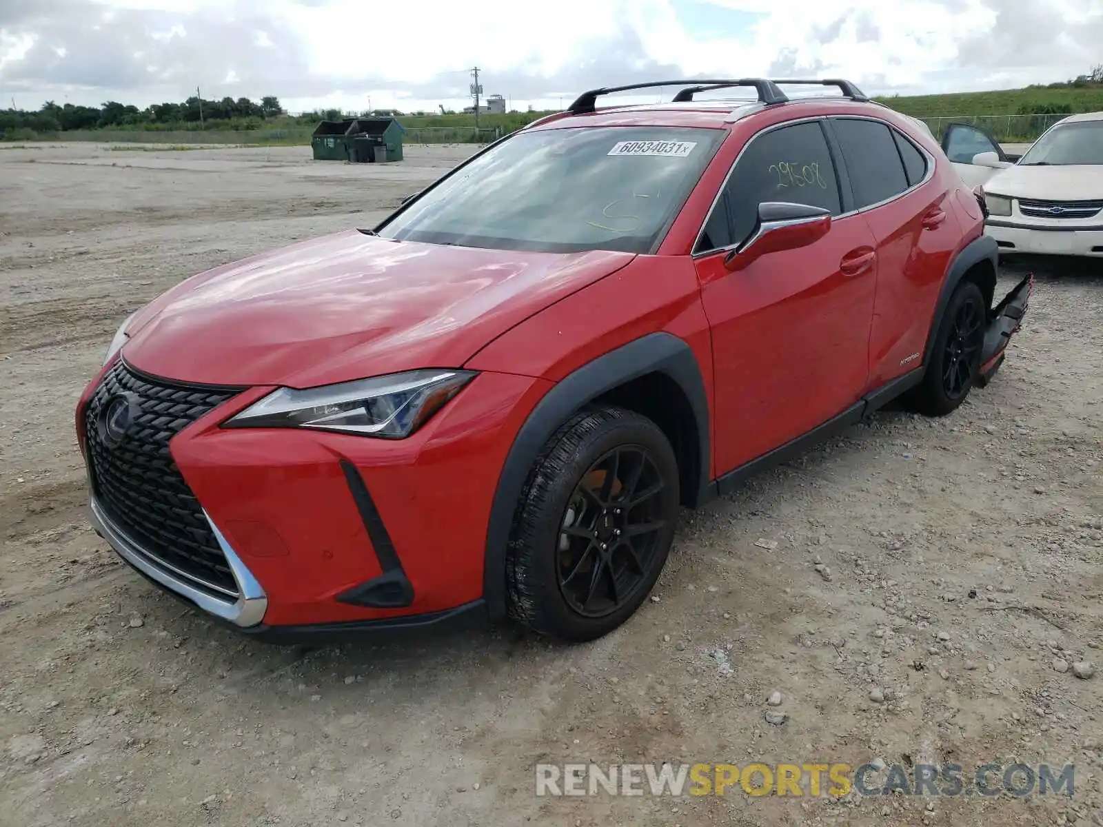 2 Фотография поврежденного автомобиля JTHU9JBH8K2010362 LEXUS UX 250H 2019