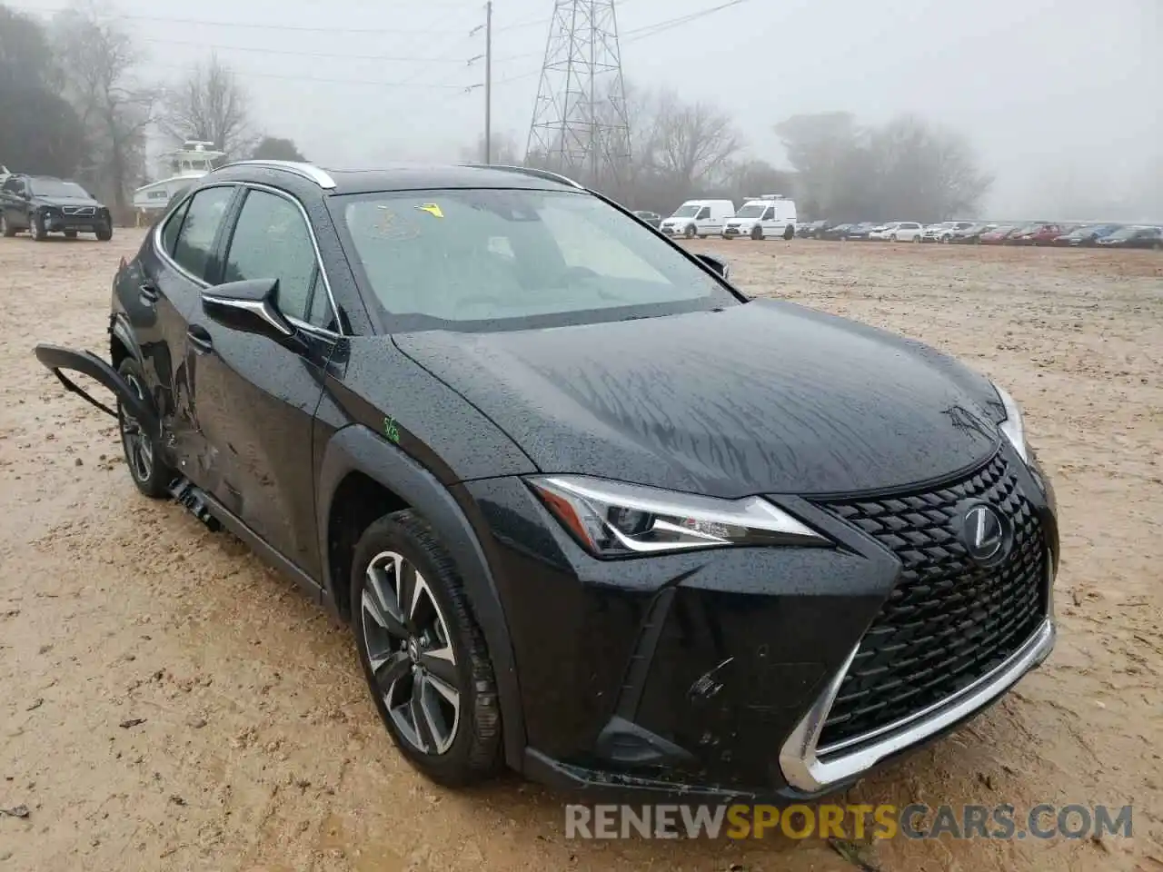 1 Photograph of a damaged car JTHU9JBH8K2013651 LEXUS UX 250H 2019