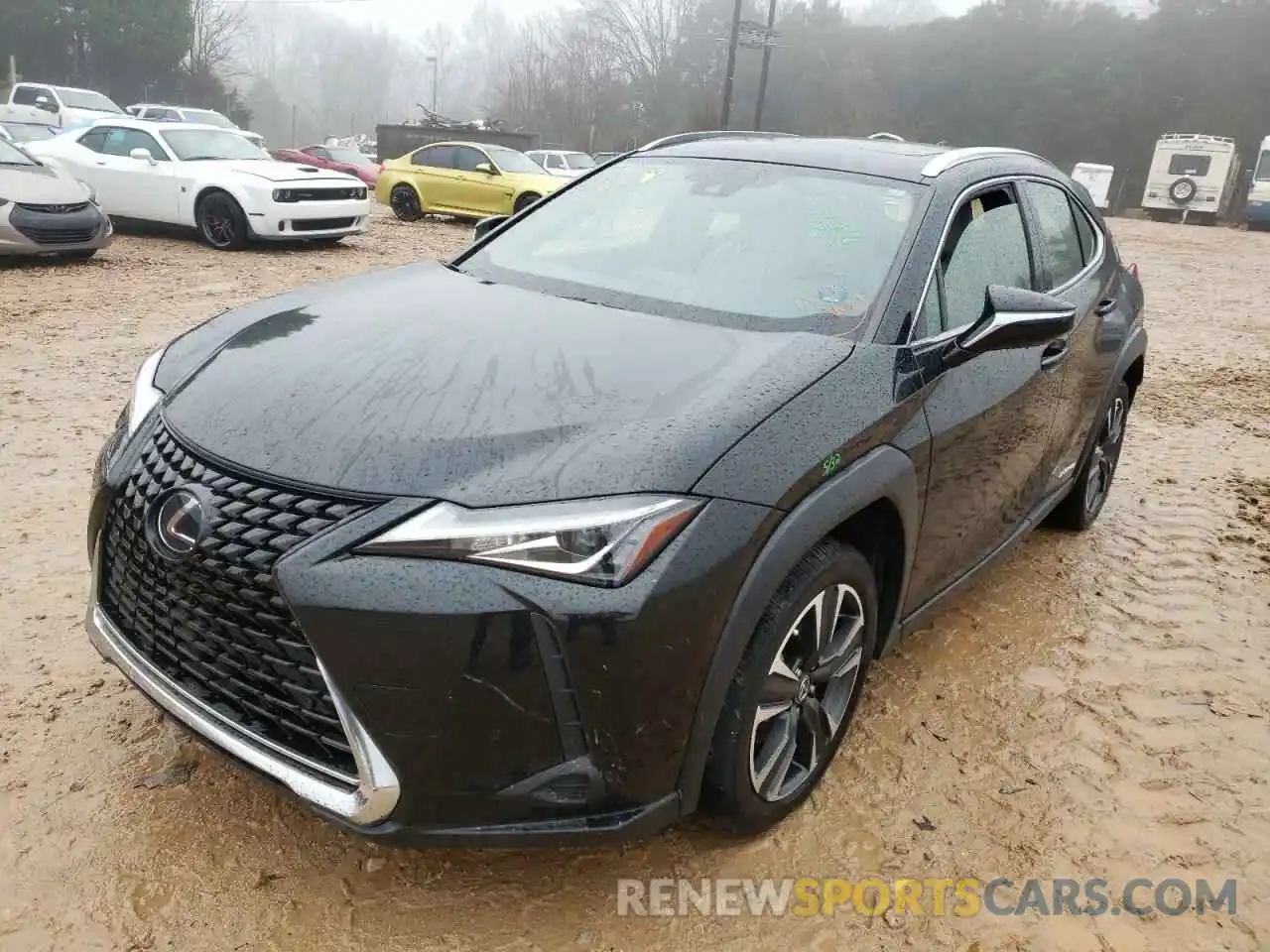 2 Фотография поврежденного автомобиля JTHU9JBH8K2013651 LEXUS UX 250H 2019