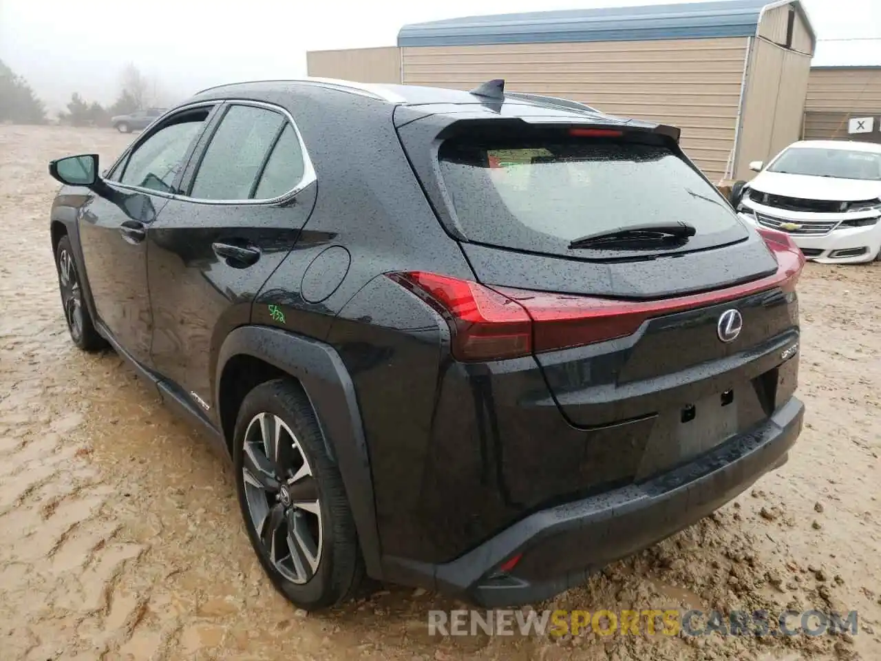 3 Фотография поврежденного автомобиля JTHU9JBH8K2013651 LEXUS UX 250H 2019