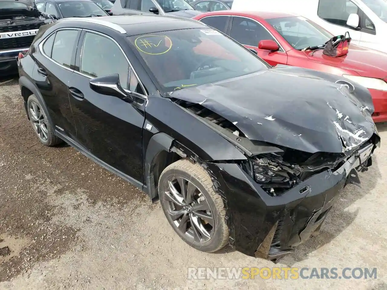 1 Photograph of a damaged car JTHU9JBH8K2016226 LEXUS UX 250H 2019