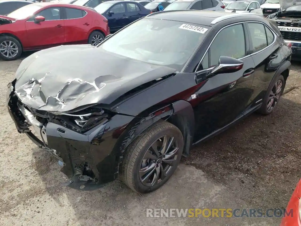 2 Фотография поврежденного автомобиля JTHU9JBH8K2016226 LEXUS UX 250H 2019