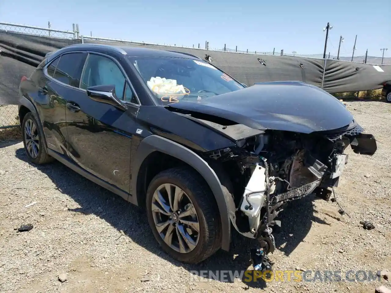 1 Photograph of a damaged car JTHU9JBH8K2017988 LEXUS UX 250H 2019