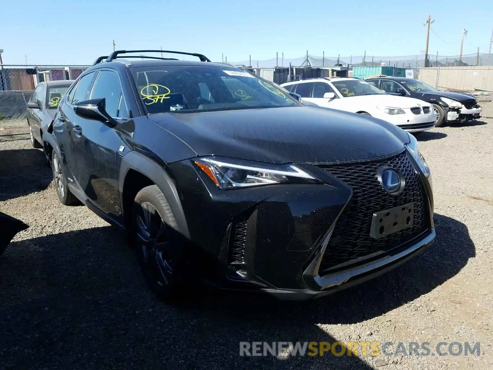 1 Photograph of a damaged car JTHU9JBH8K2018865 LEXUS UX 250H 2019