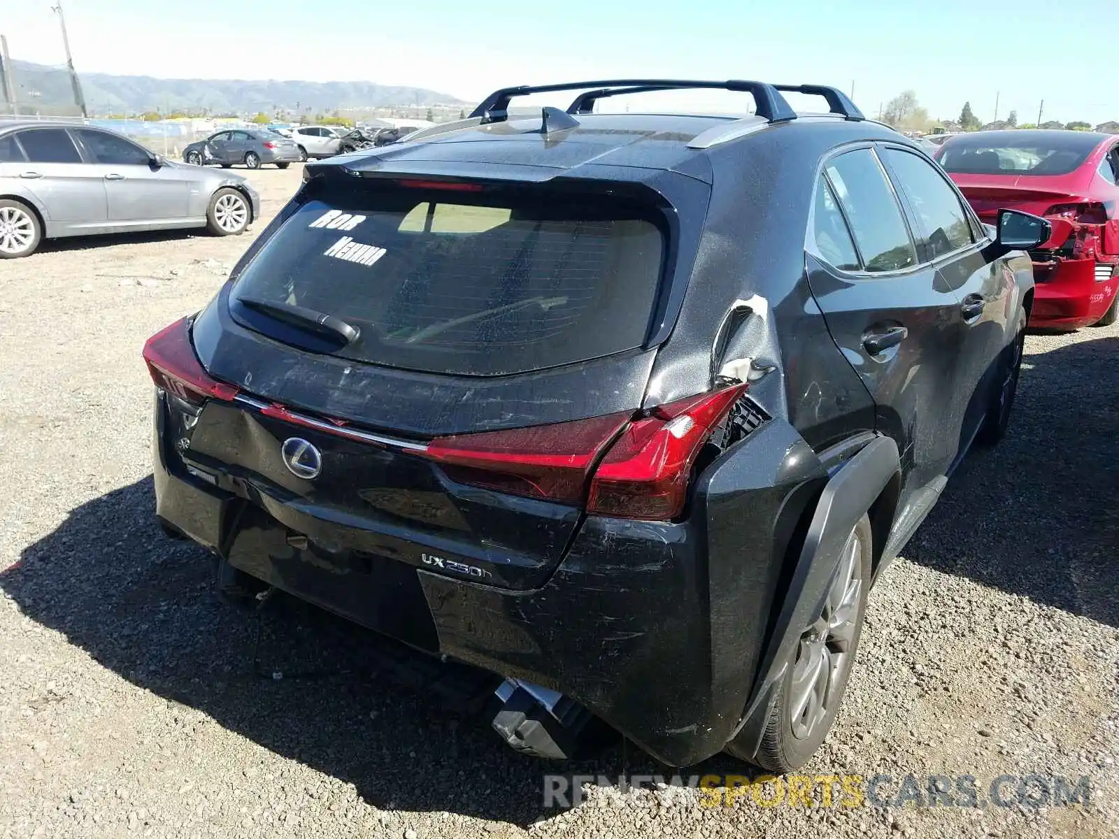 4 Photograph of a damaged car JTHU9JBH8K2018865 LEXUS UX 250H 2019