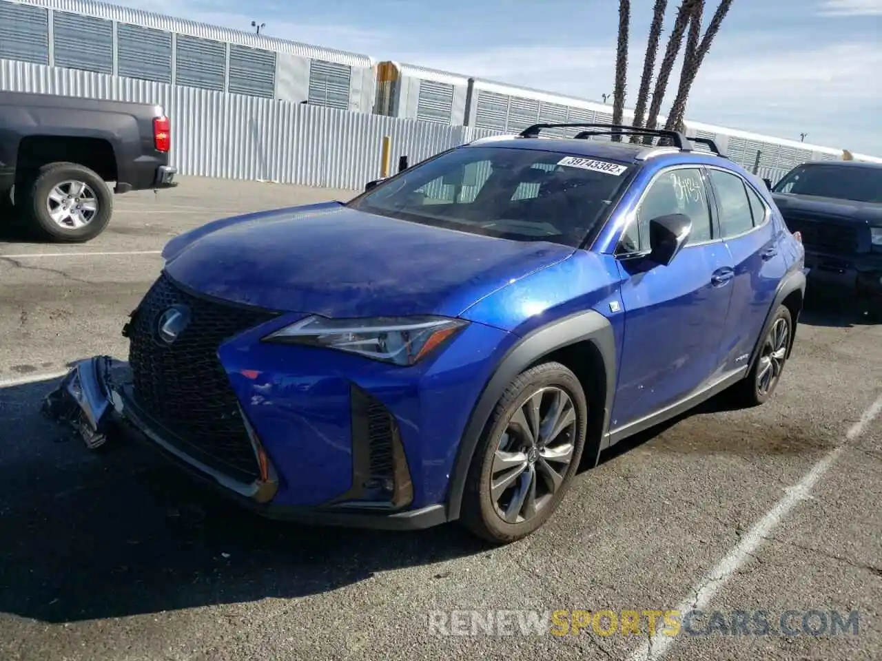 2 Photograph of a damaged car JTHU9JBH9K2006952 LEXUS UX 250H 2019