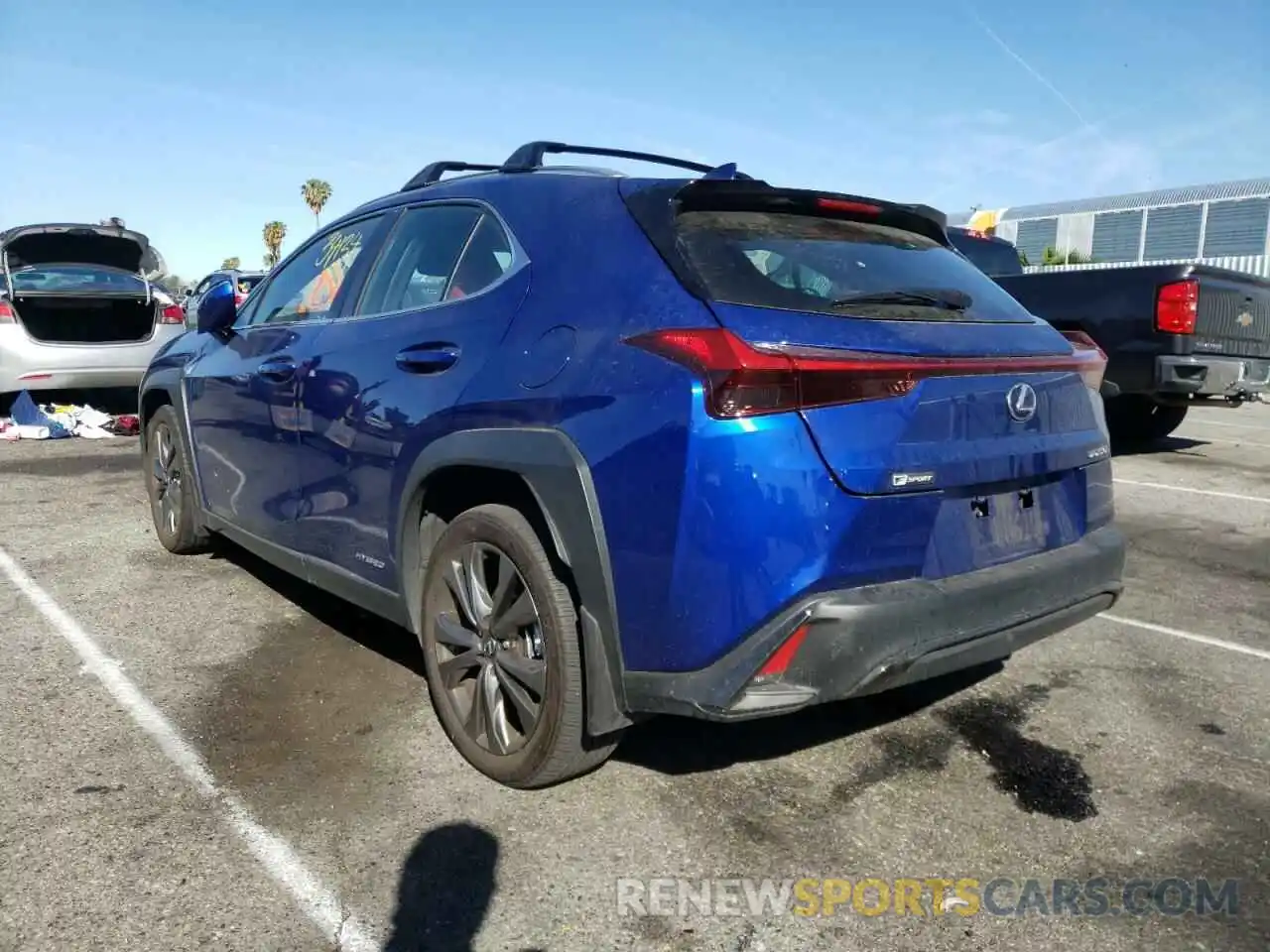 3 Photograph of a damaged car JTHU9JBH9K2006952 LEXUS UX 250H 2019