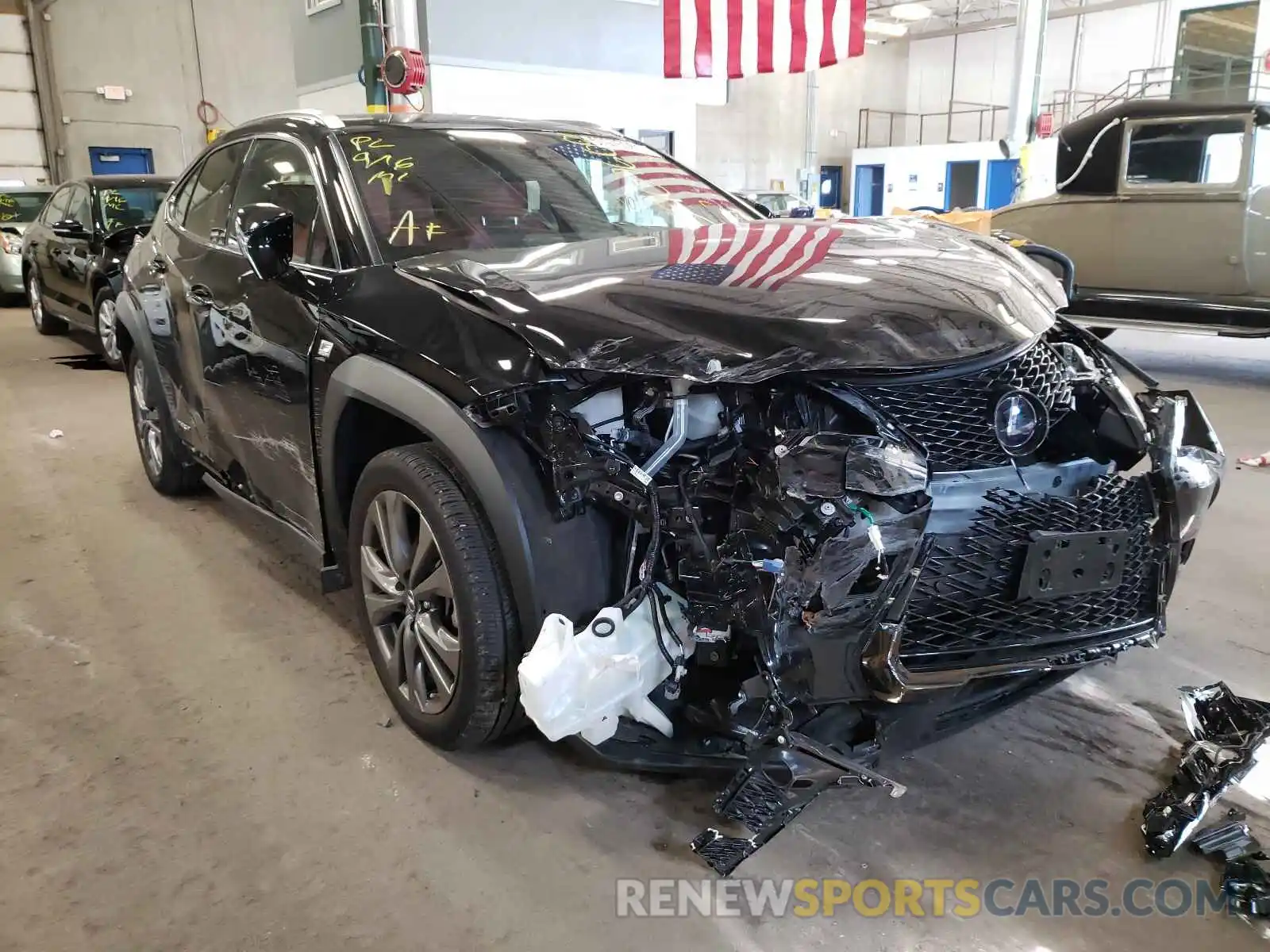 1 Photograph of a damaged car JTHU9JBH9K2017014 LEXUS UX 250H 2019