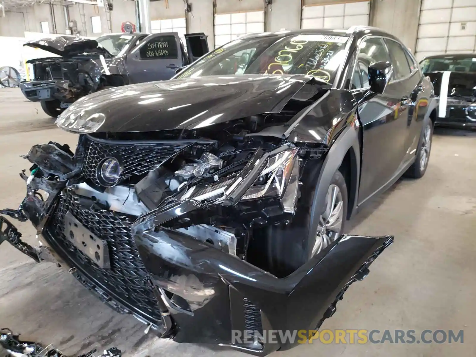 2 Photograph of a damaged car JTHU9JBH9K2017014 LEXUS UX 250H 2019