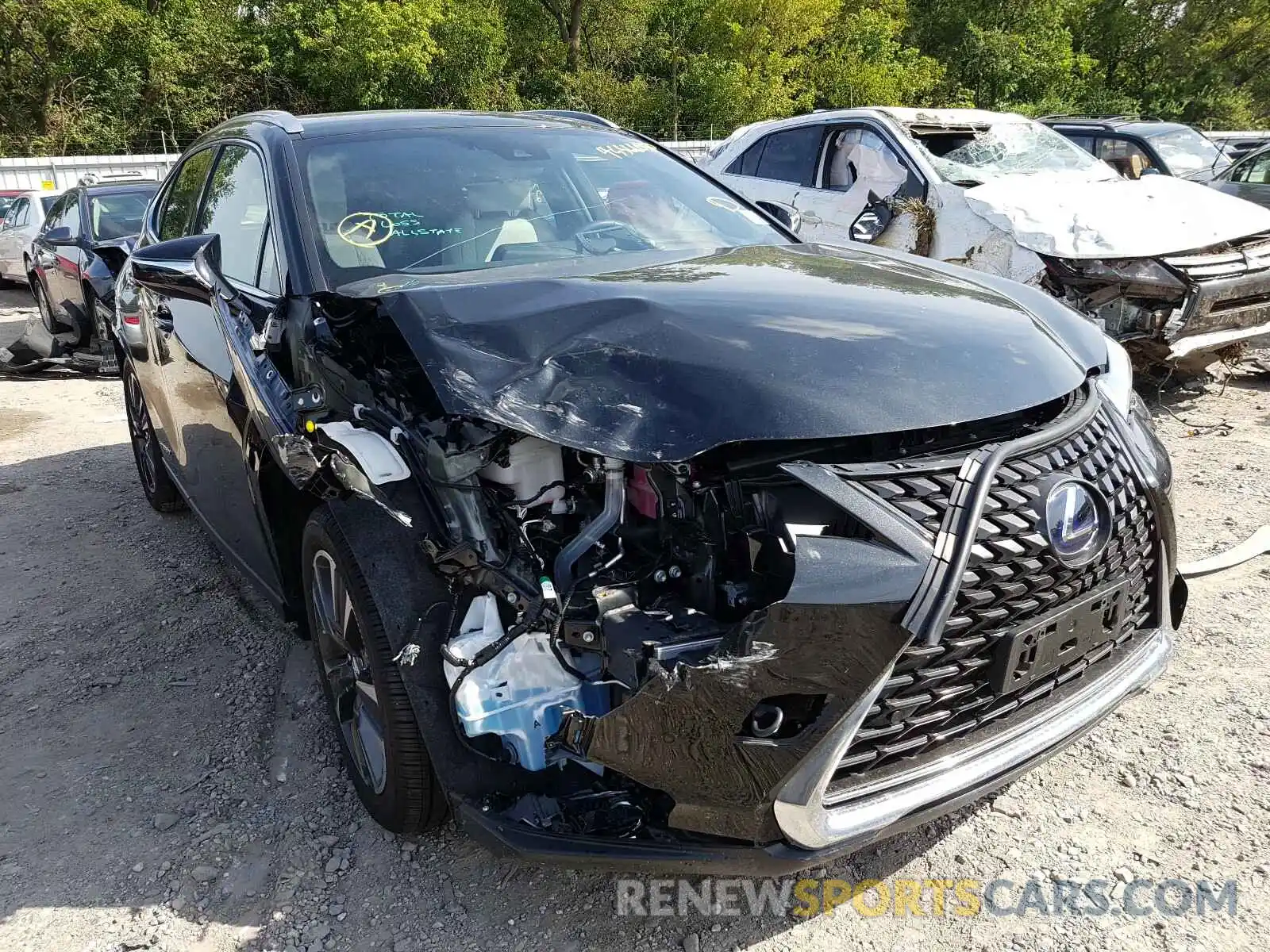 1 Photograph of a damaged car JTHU9JBH9K2017997 LEXUS UX 250H 2019