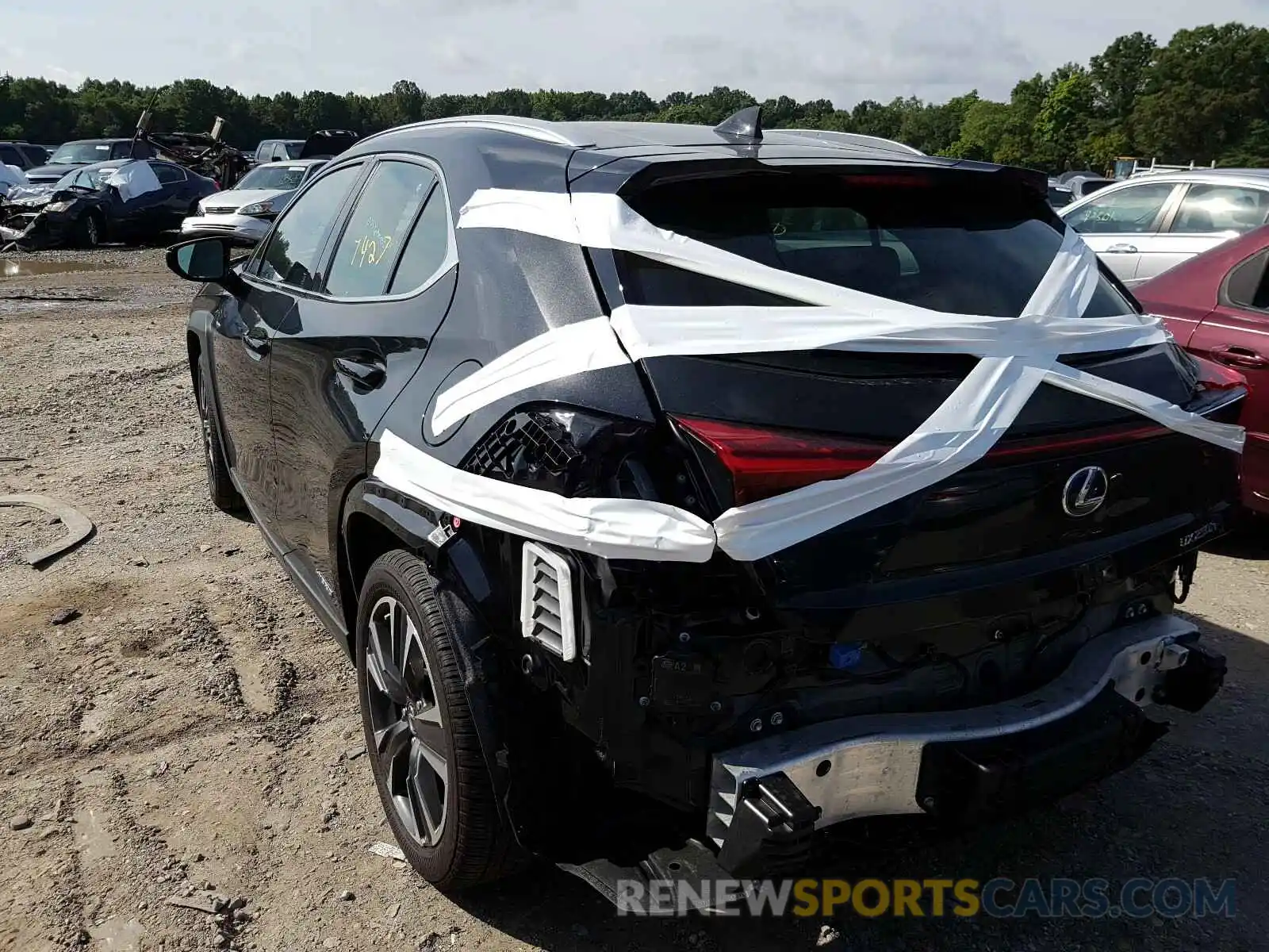 3 Photograph of a damaged car JTHU9JBH9K2017997 LEXUS UX 250H 2019