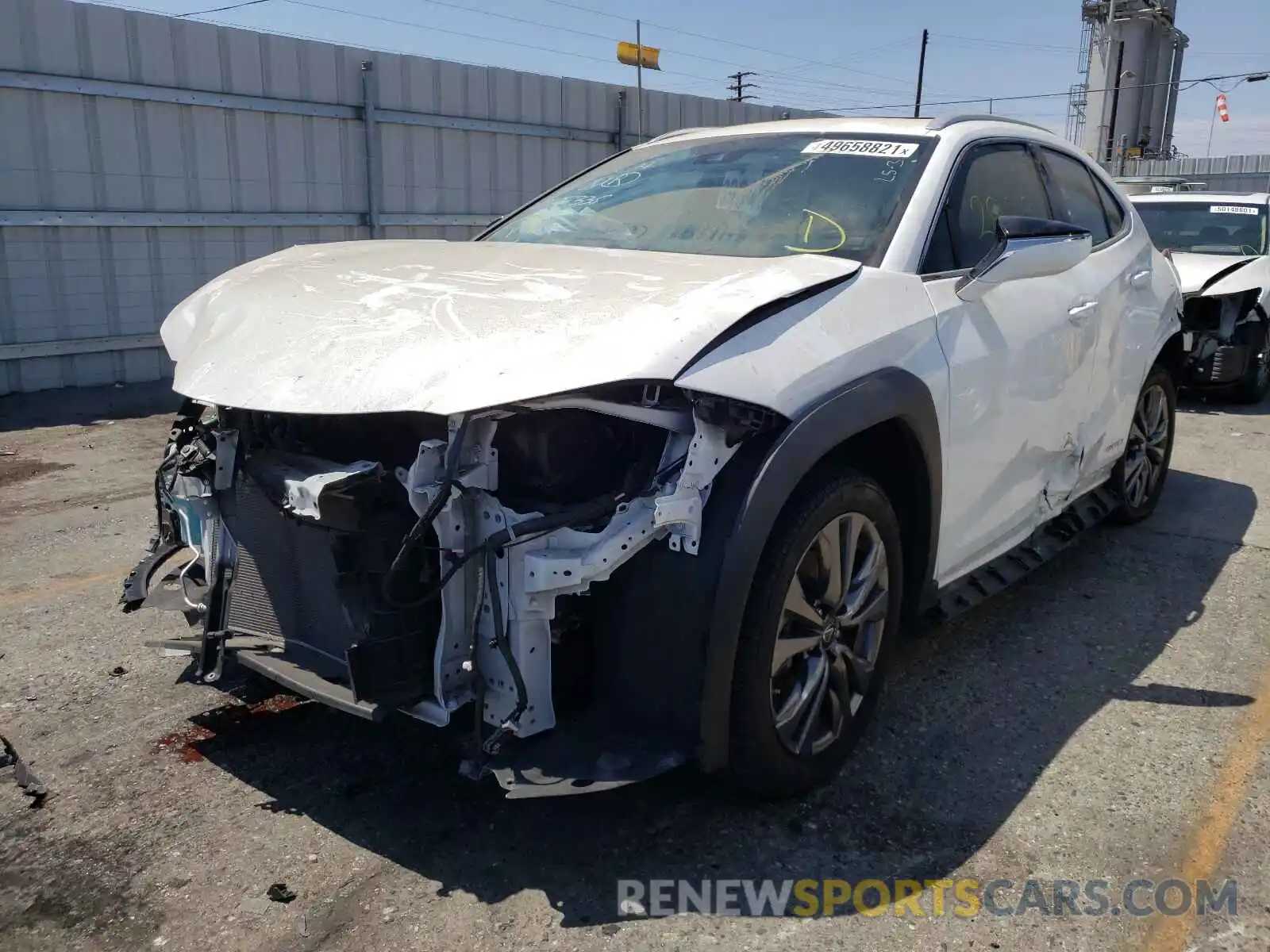 2 Photograph of a damaged car JTHU9JBHXK2001856 LEXUS UX 250H 2019