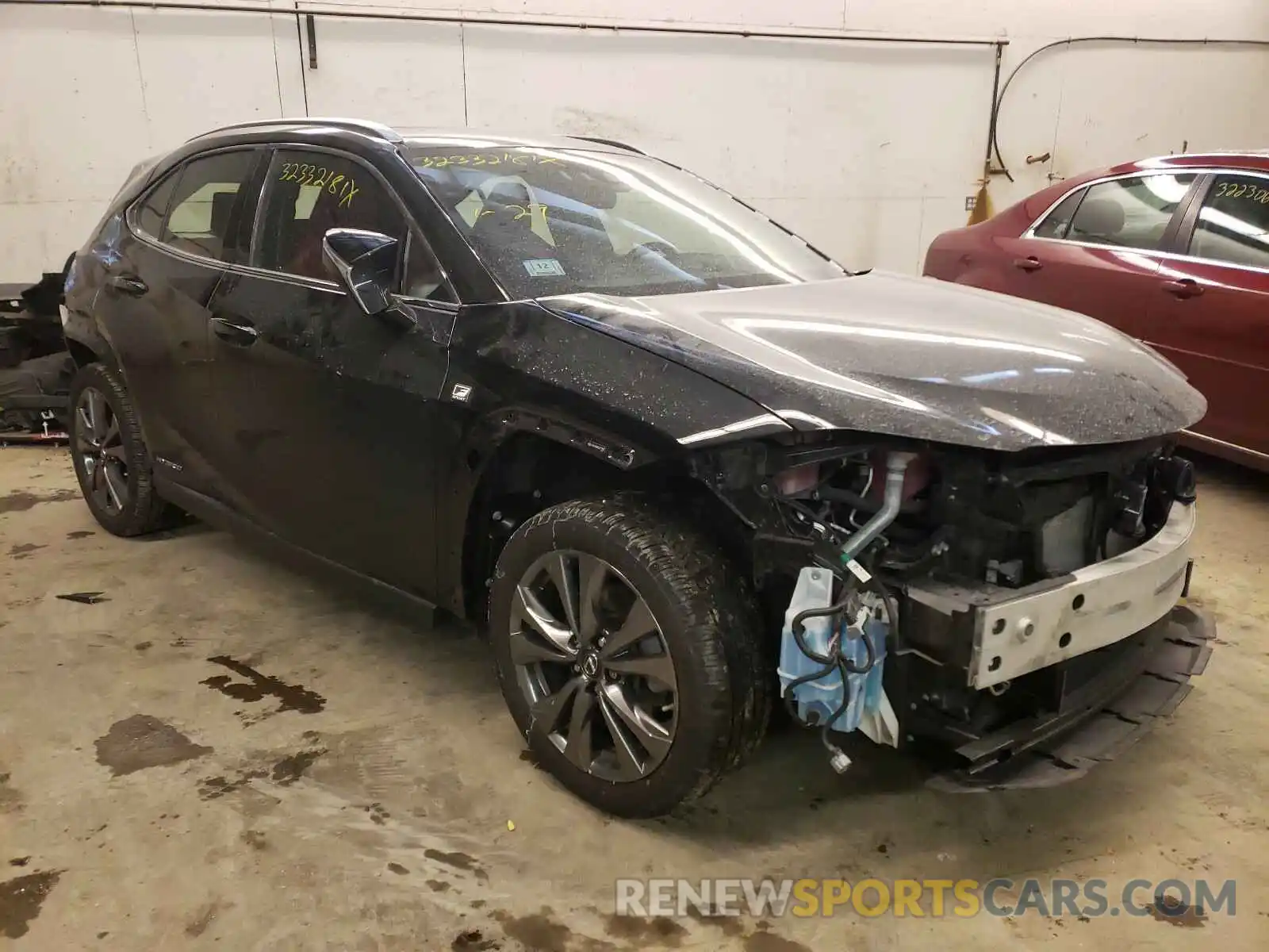 1 Photograph of a damaged car JTHU9JBHXK2011898 LEXUS UX 250H 2019