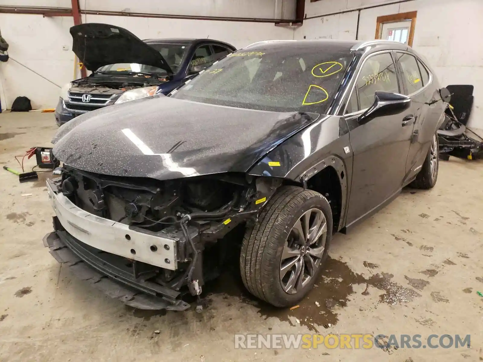 2 Photograph of a damaged car JTHU9JBHXK2011898 LEXUS UX 250H 2019