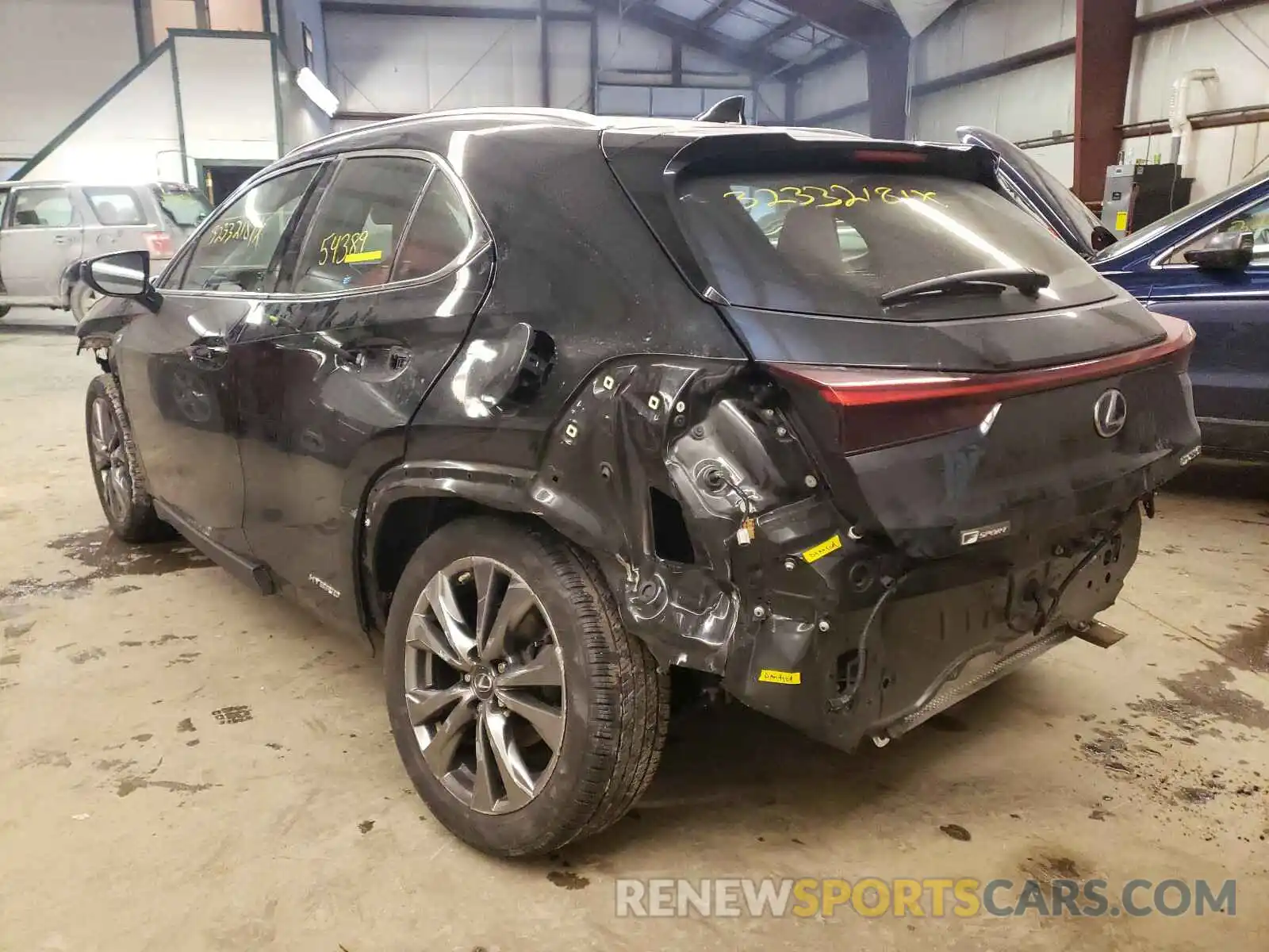 3 Photograph of a damaged car JTHU9JBHXK2011898 LEXUS UX 250H 2019