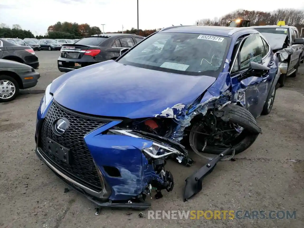 2 Photograph of a damaged car JTHU9JBHXK2012839 LEXUS UX 250H 2019