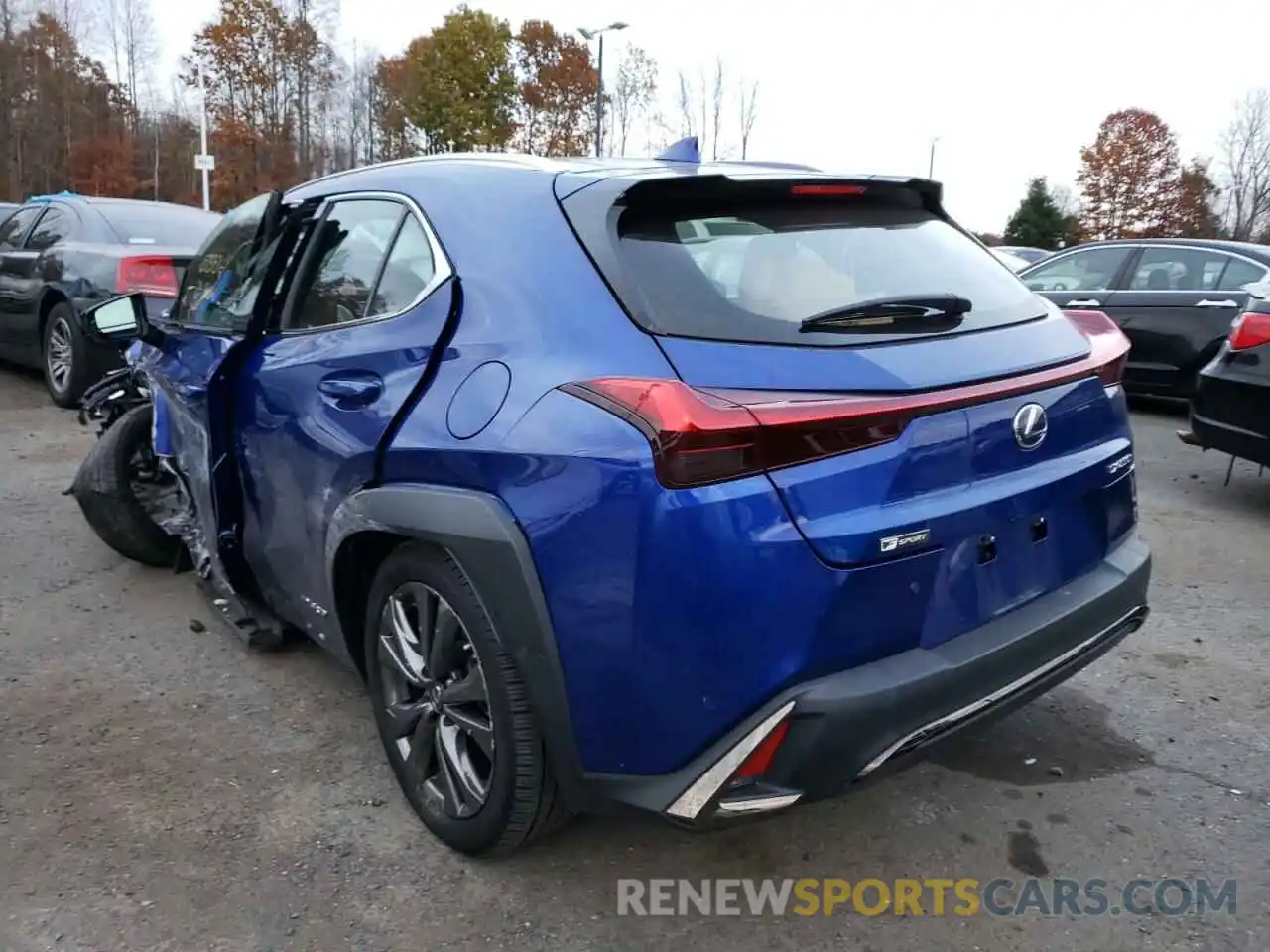 3 Photograph of a damaged car JTHU9JBHXK2012839 LEXUS UX 250H 2019