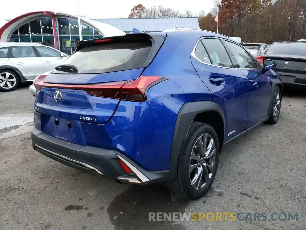 4 Фотография поврежденного автомобиля JTHU9JBHXK2012839 LEXUS UX 250H 2019