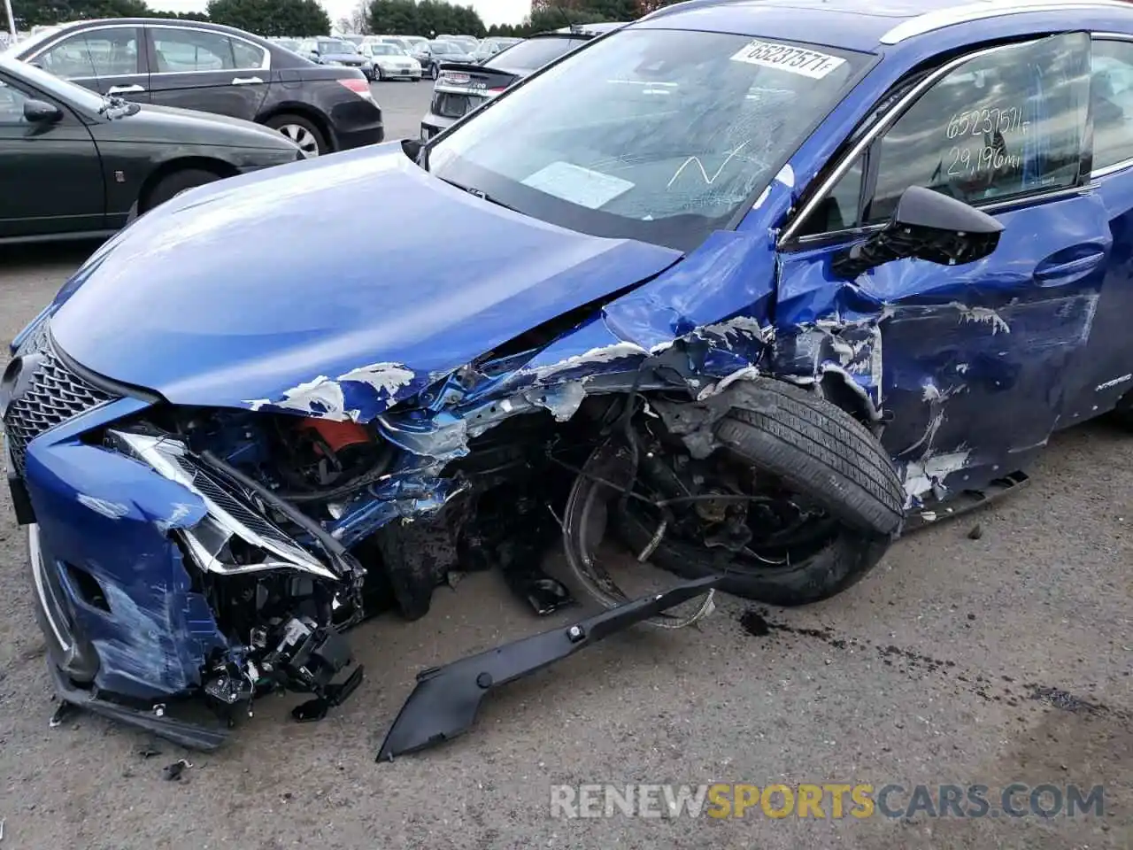 9 Photograph of a damaged car JTHU9JBHXK2012839 LEXUS UX 250H 2019