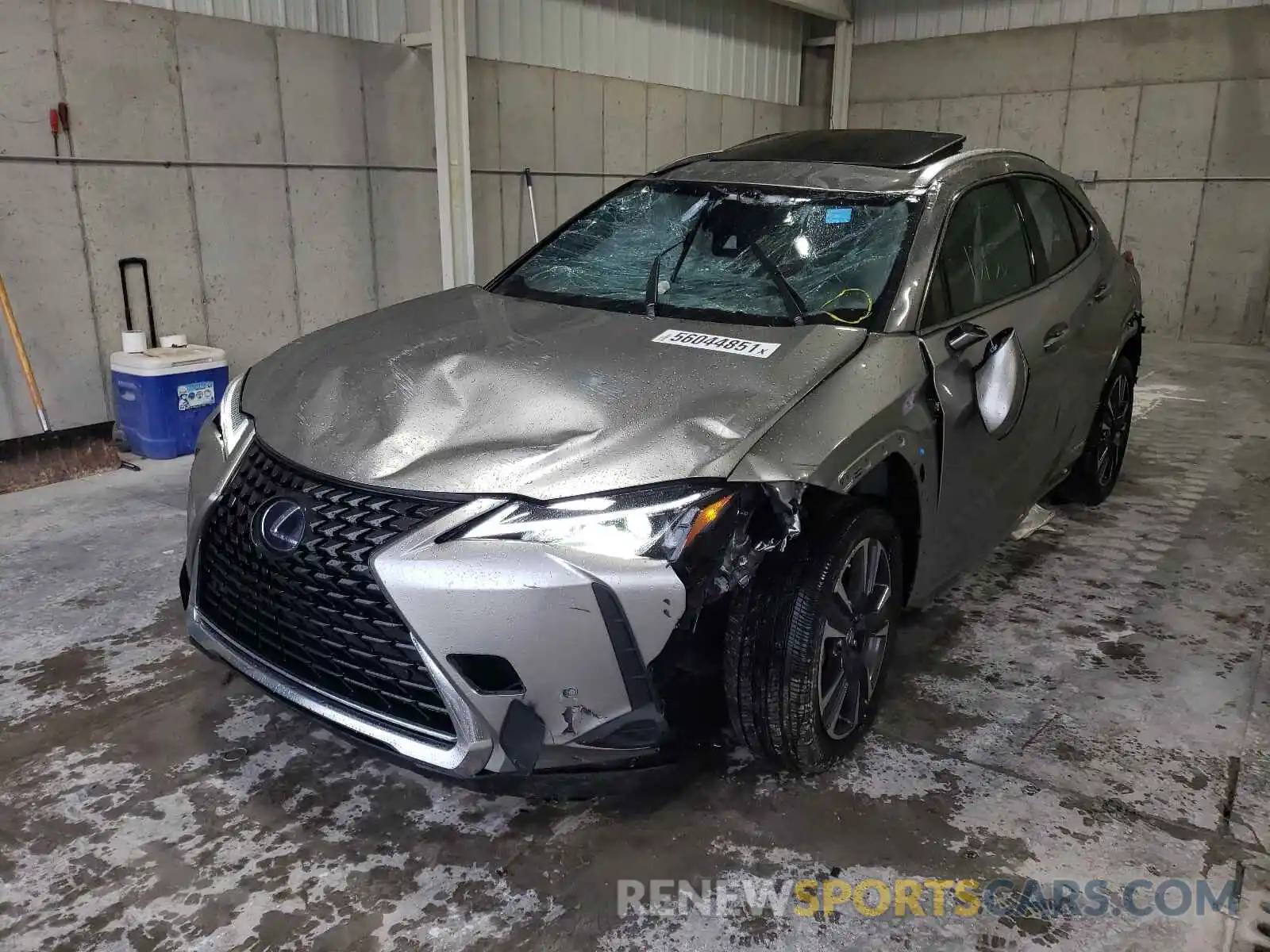 2 Photograph of a damaged car JTHU9JBHXK2017426 LEXUS UX 250H 2019