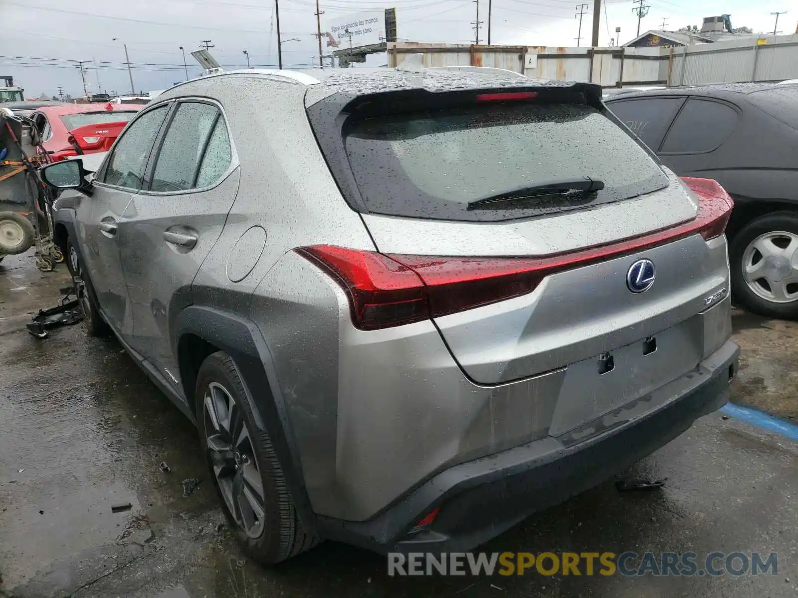 3 Photograph of a damaged car JTHU9JBHXK2017779 LEXUS UX 250H 2019