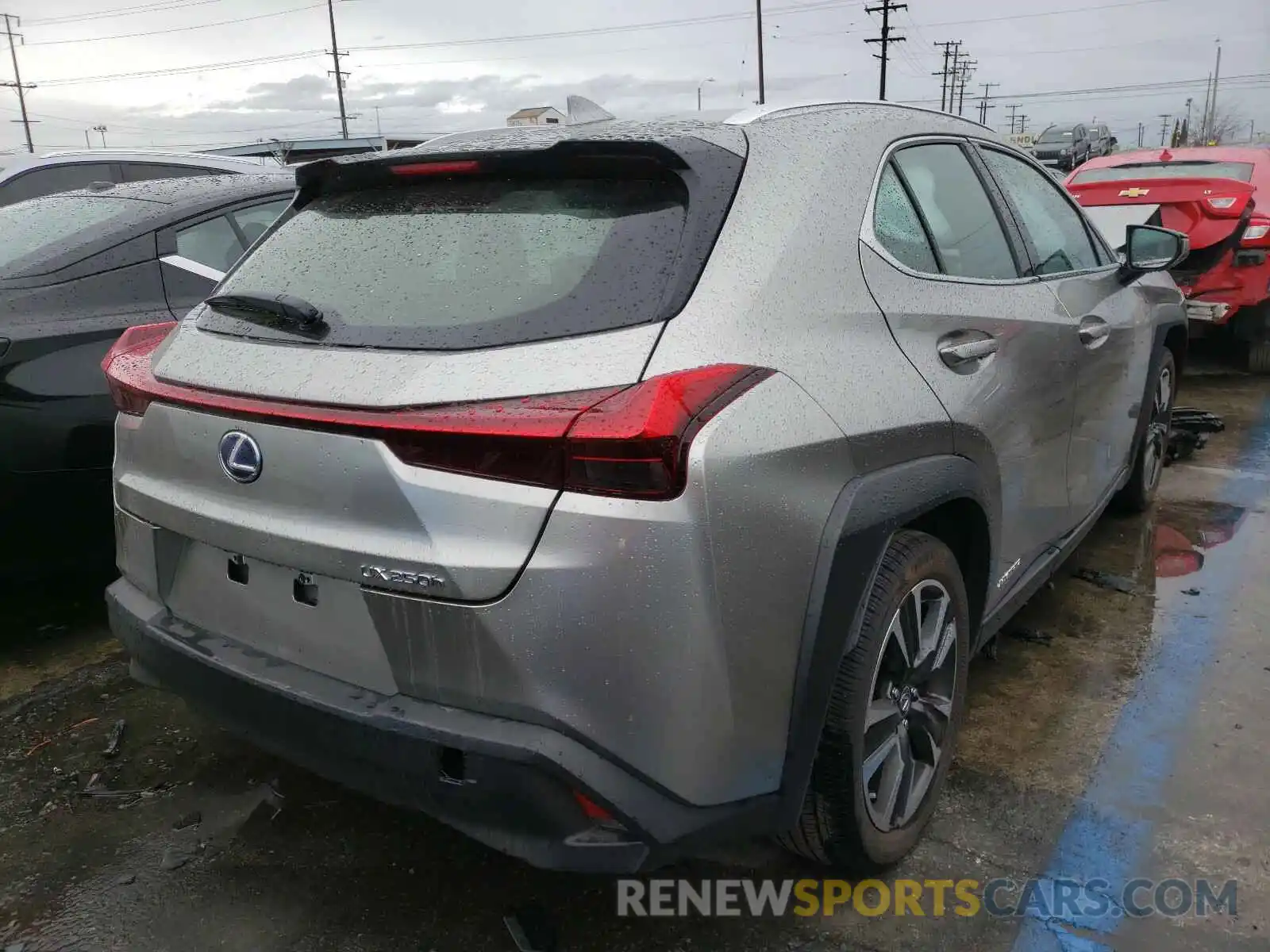 4 Photograph of a damaged car JTHU9JBHXK2017779 LEXUS UX 250H 2019