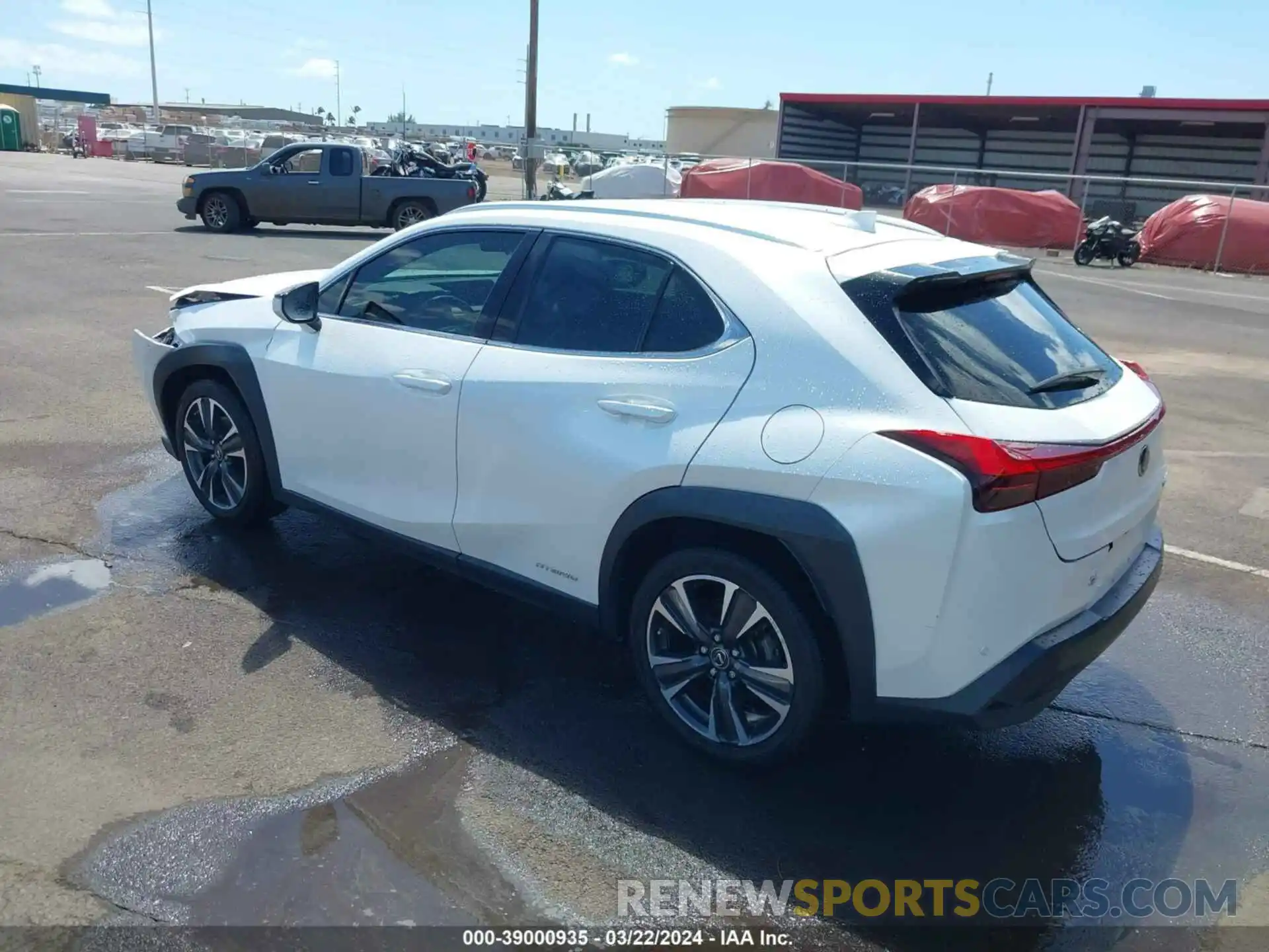 3 Фотография поврежденного автомобиля JTHY6JBH0K2024511 LEXUS UX 250H 2019